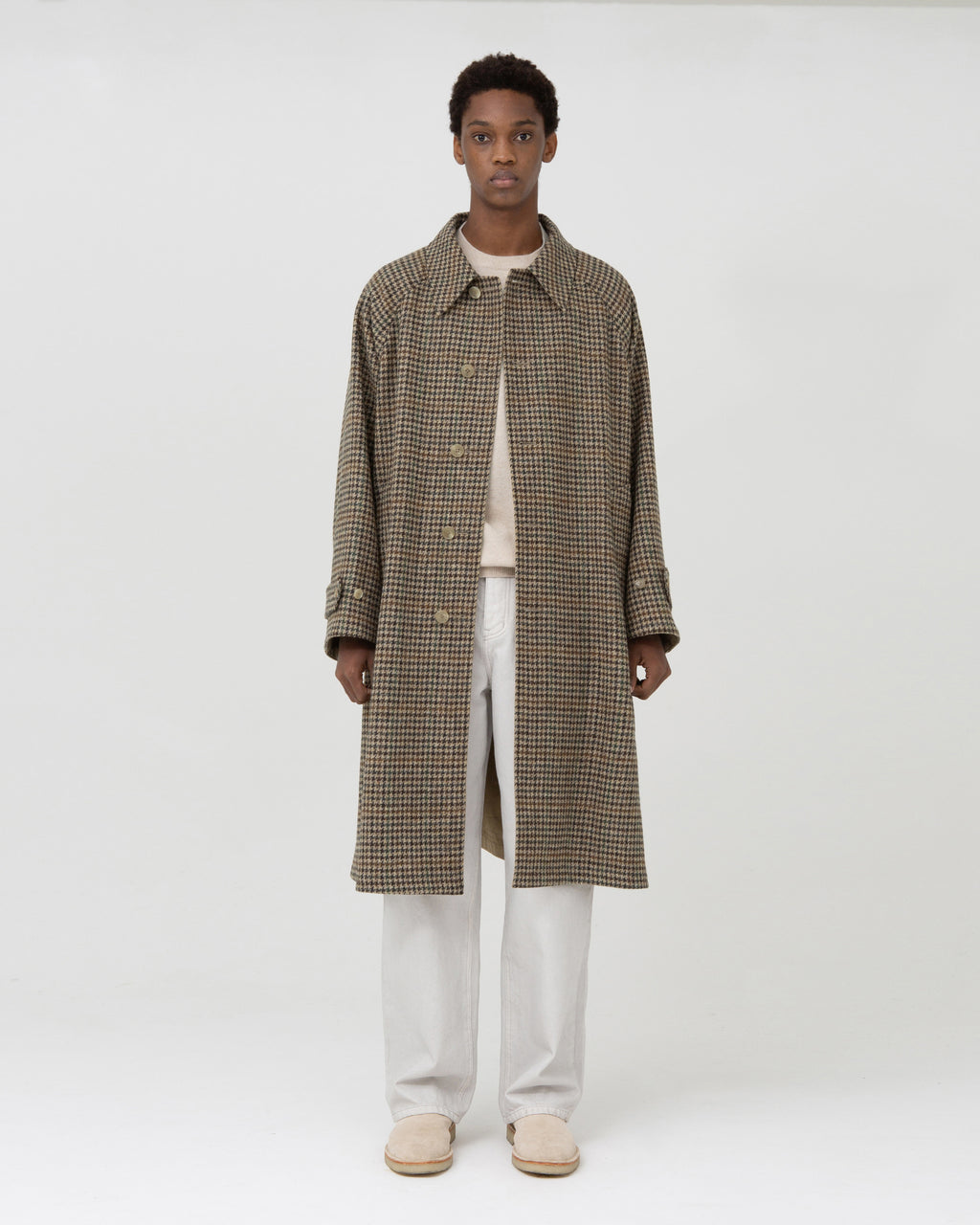 Brownyard - Reversible Balmacaan Coat (Beige) product image 4 | TRAB K-Fashion Australia