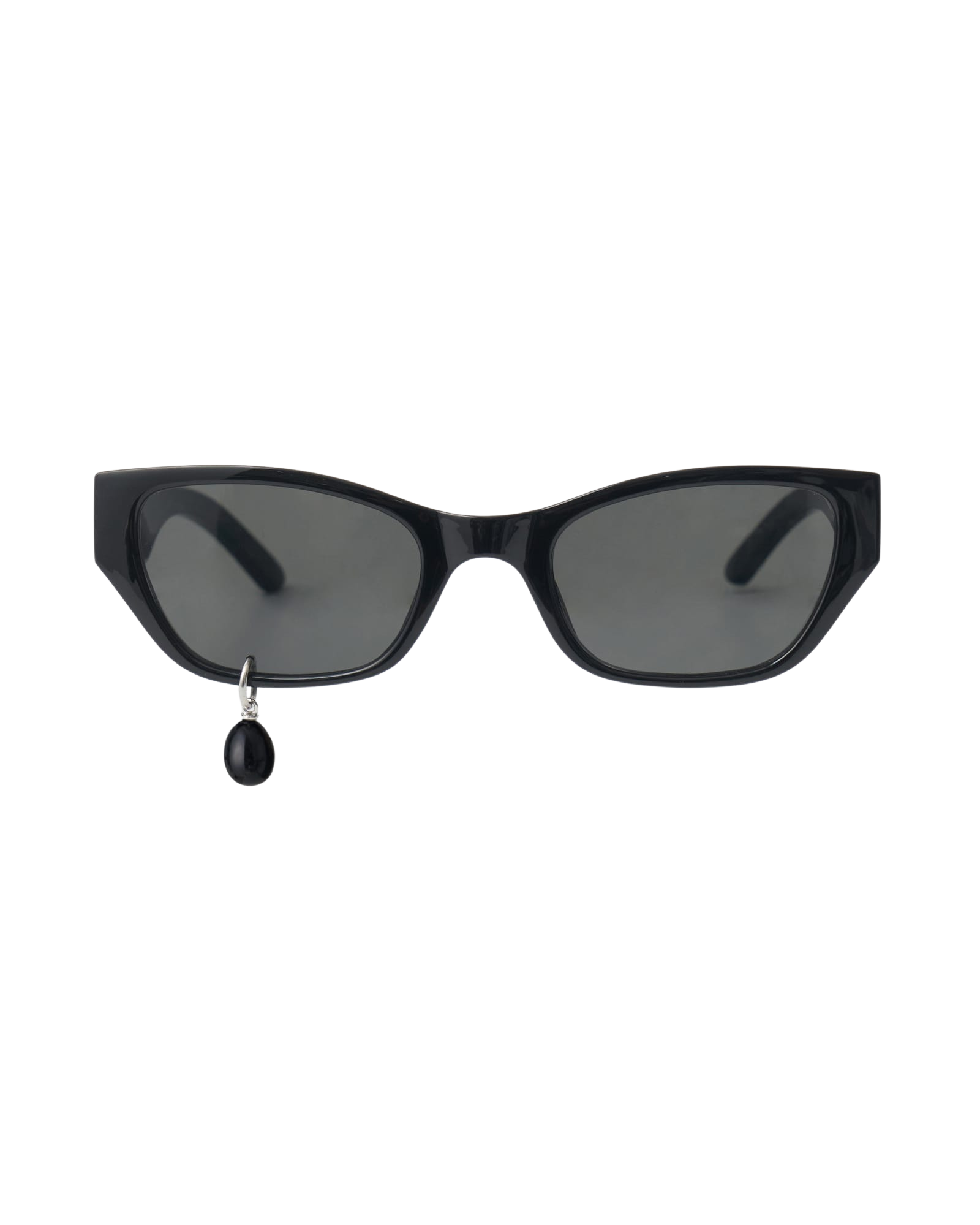 Kimhe Kim - Black Pearl Tear Cat-Eye Sunglasses (Black) product image 1 | TRAB K-Fashion Australia