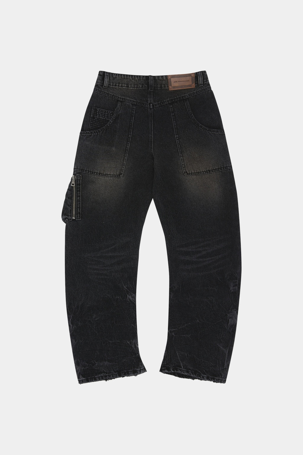 Andersson Bell - Ma-1 Curved Jeans (Black) product image 9 | TRAB K-Fashion Australia