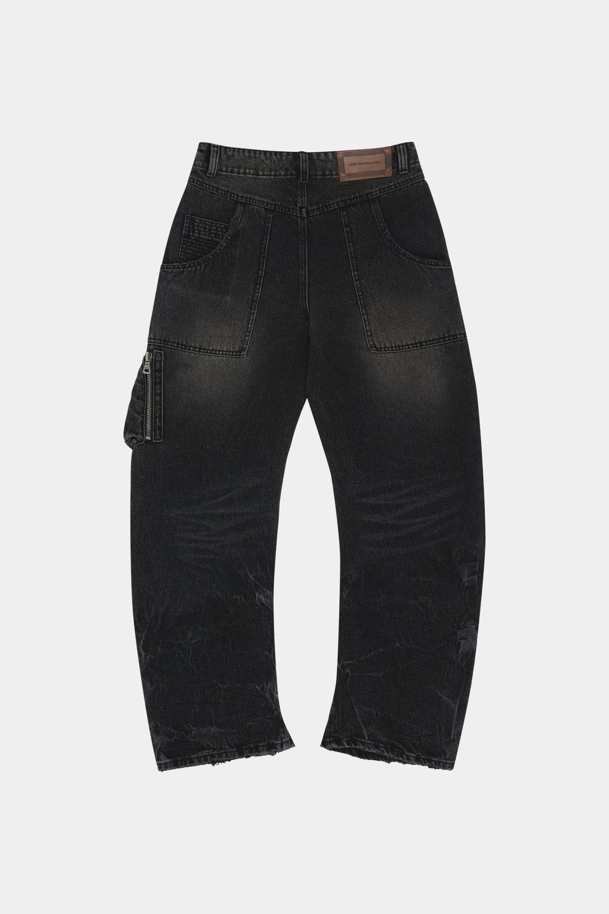 Andersson Bell - Ma-1 Curved Jeans (Black) product image 9 | TRAB K-Fashion Australia