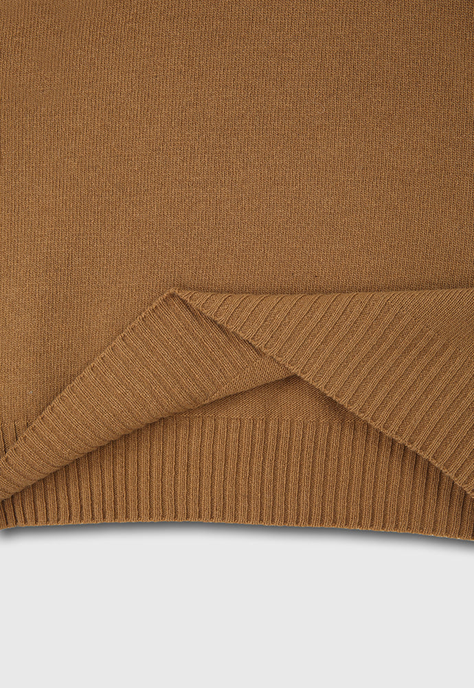 Tonywack - Cashmere Whole Garment Saddle Neck Sweater (Camel) product image 12 | TRAB K-Fashion Australia