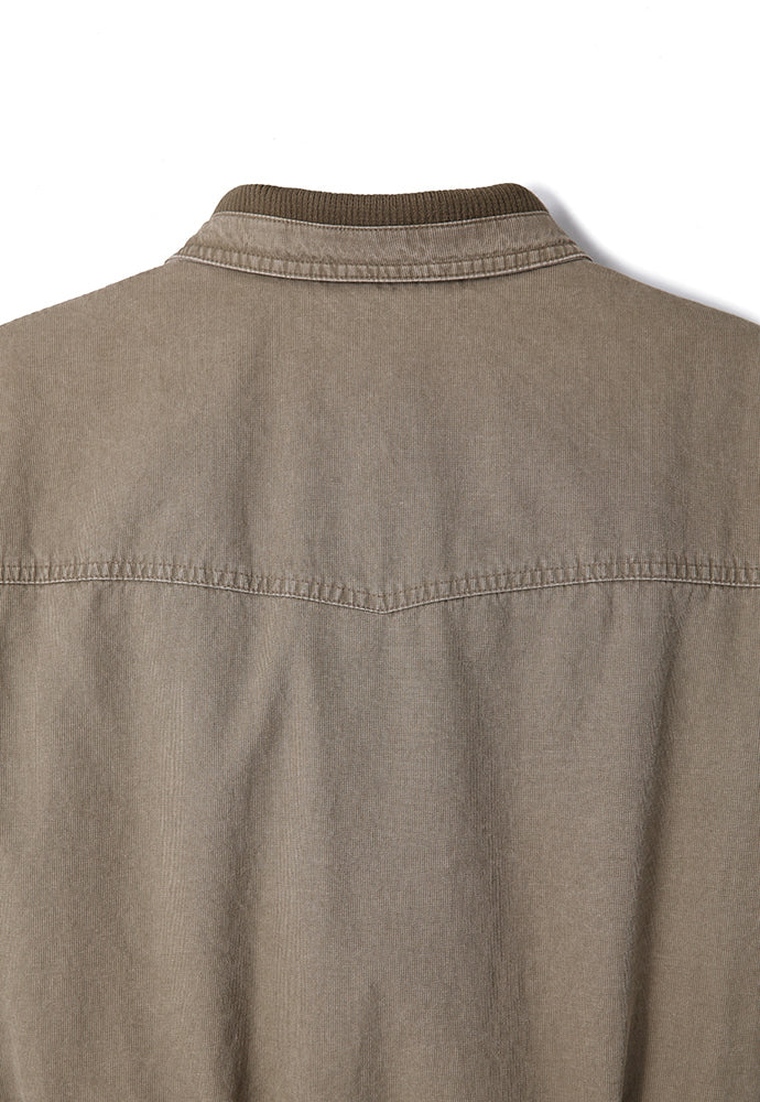 Art if acts - Sherpa Western Bomber Jacket (Moss Grey) product image 11 | TRAB K-Fashion Australia