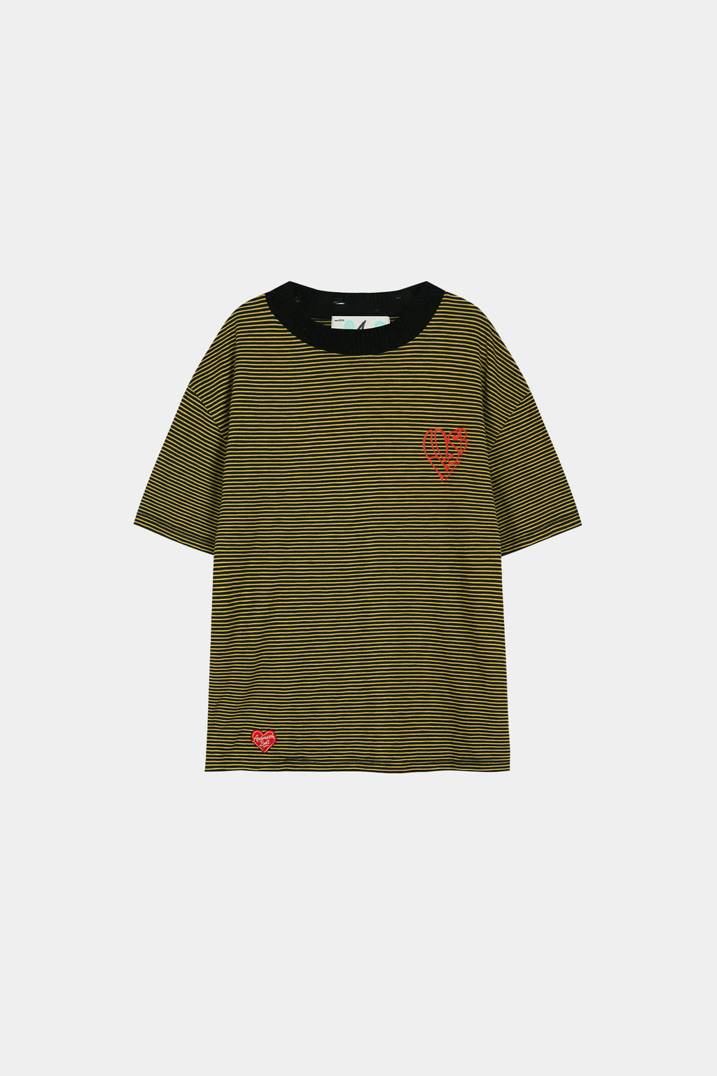 Andersson Bell - (essential) Heart Logo Stripe T-Shirt (Essential) product image 9 | TRAB K-Fashion Australia