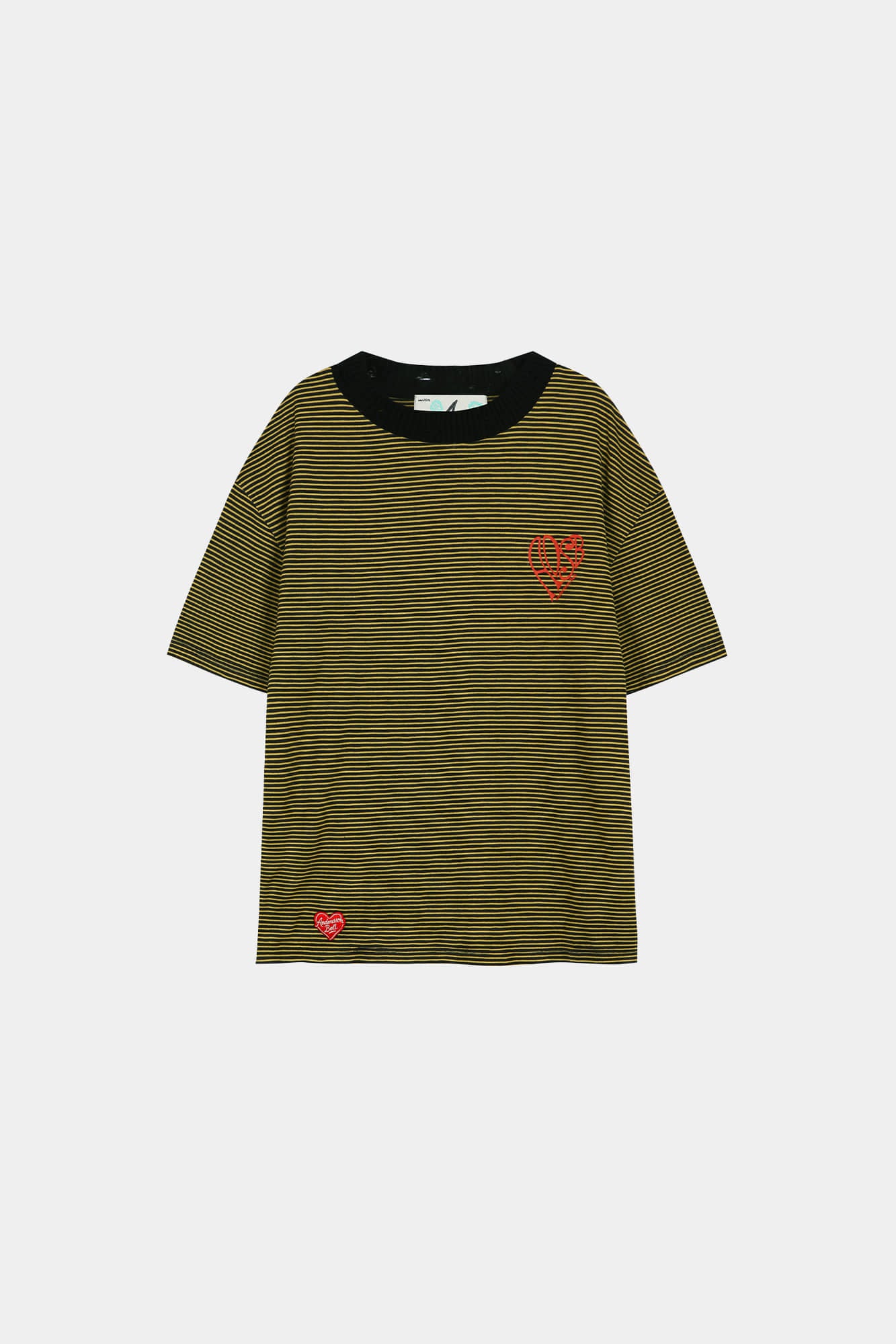Andersson Bell - (essential) Heart Logo Stripe T-Shirt (Essential) product image 9 | TRAB K-Fashion Australia