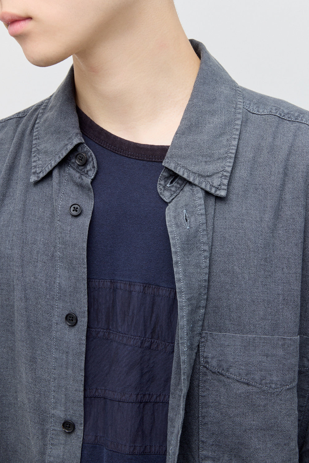 Hatchingroom - L.R Shirt (Faded Grey) product image 10 | TRAB K-Fashion Australia