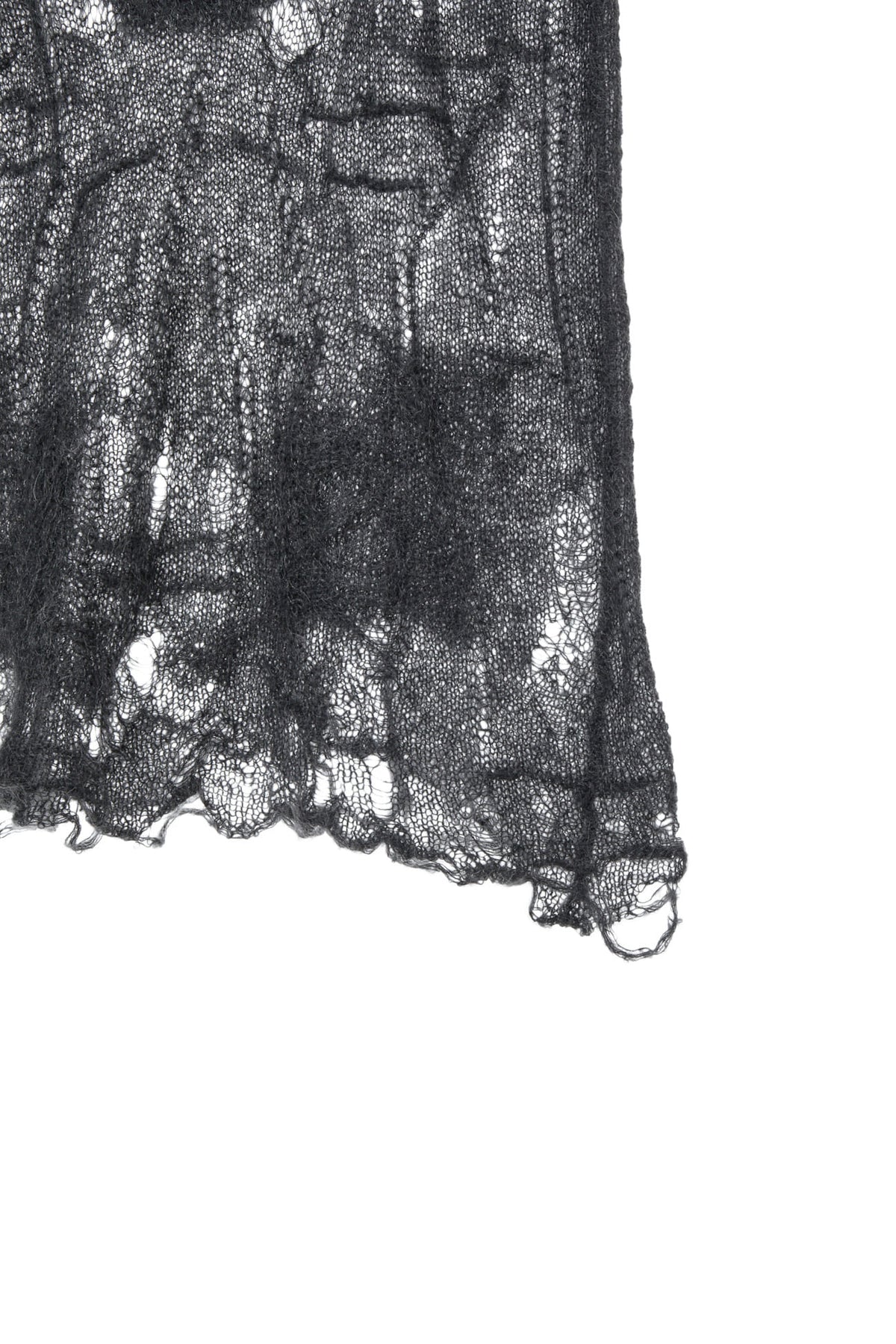 Deinet - Distressed Knit Vest (Charcoal) product image 5 | TRAB K-Fashion Australia