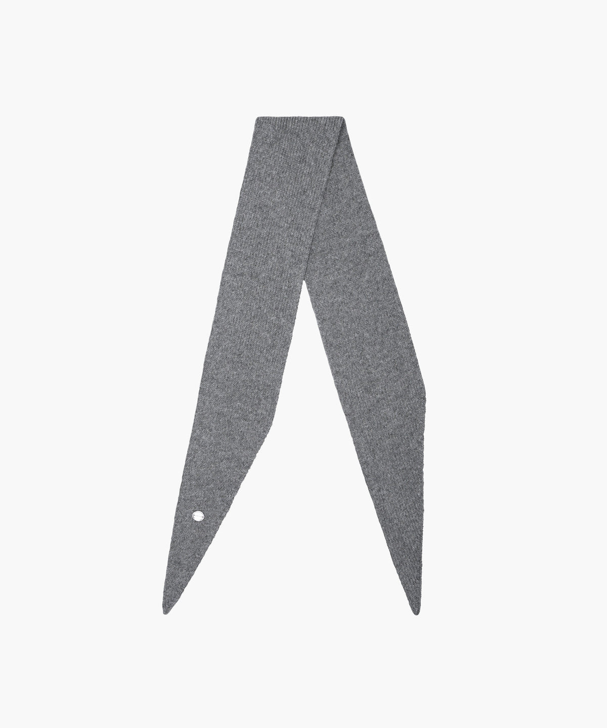 Marithe & Francois Girbaud - Knit Mini Scarf (Melange Gray) product image 1 | TRAB K-Fashion Australia