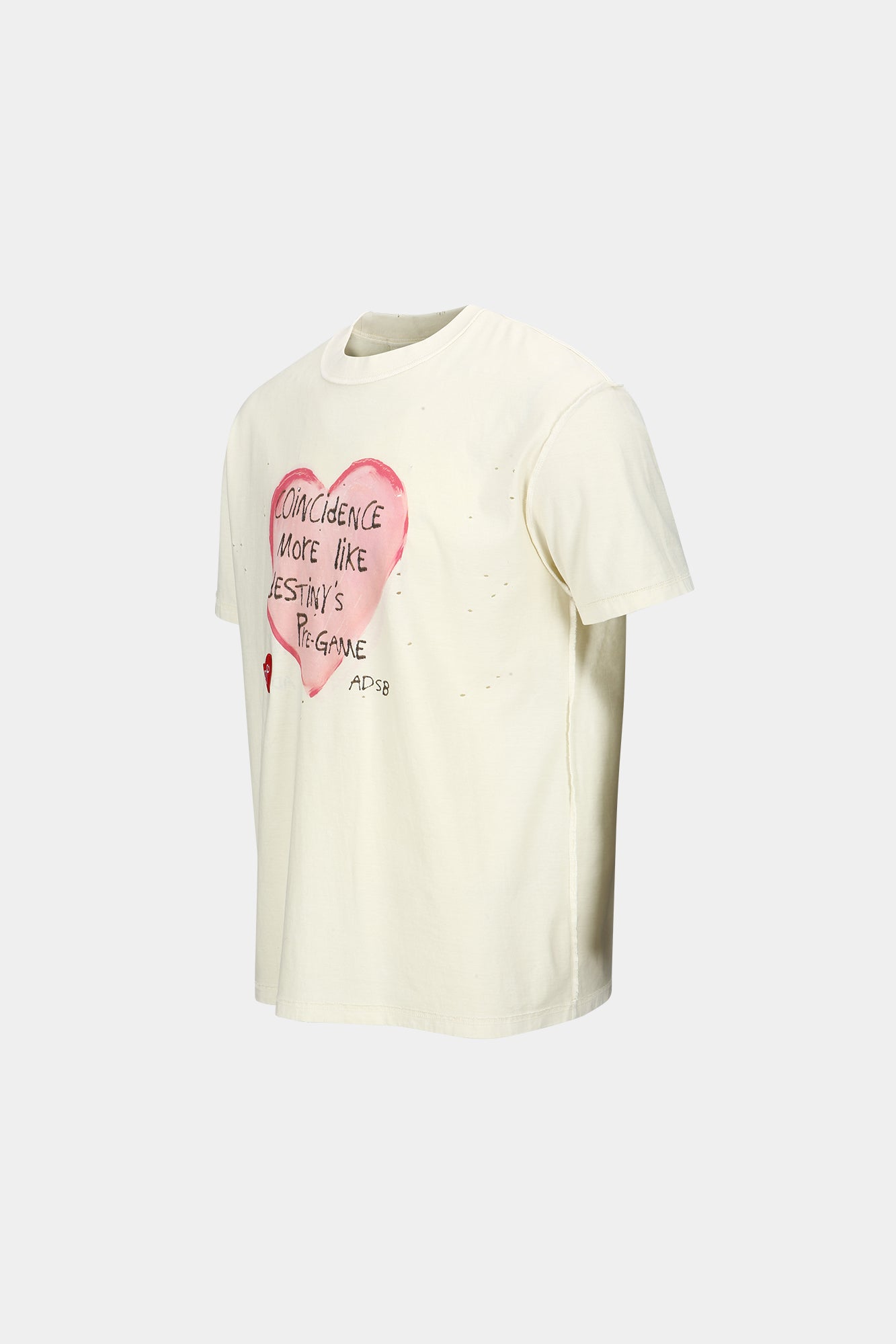 Andersson Bell - Unisex Heart Message T-Shirt (Ecru) product image 12 | TRAB K-Fashion Australia