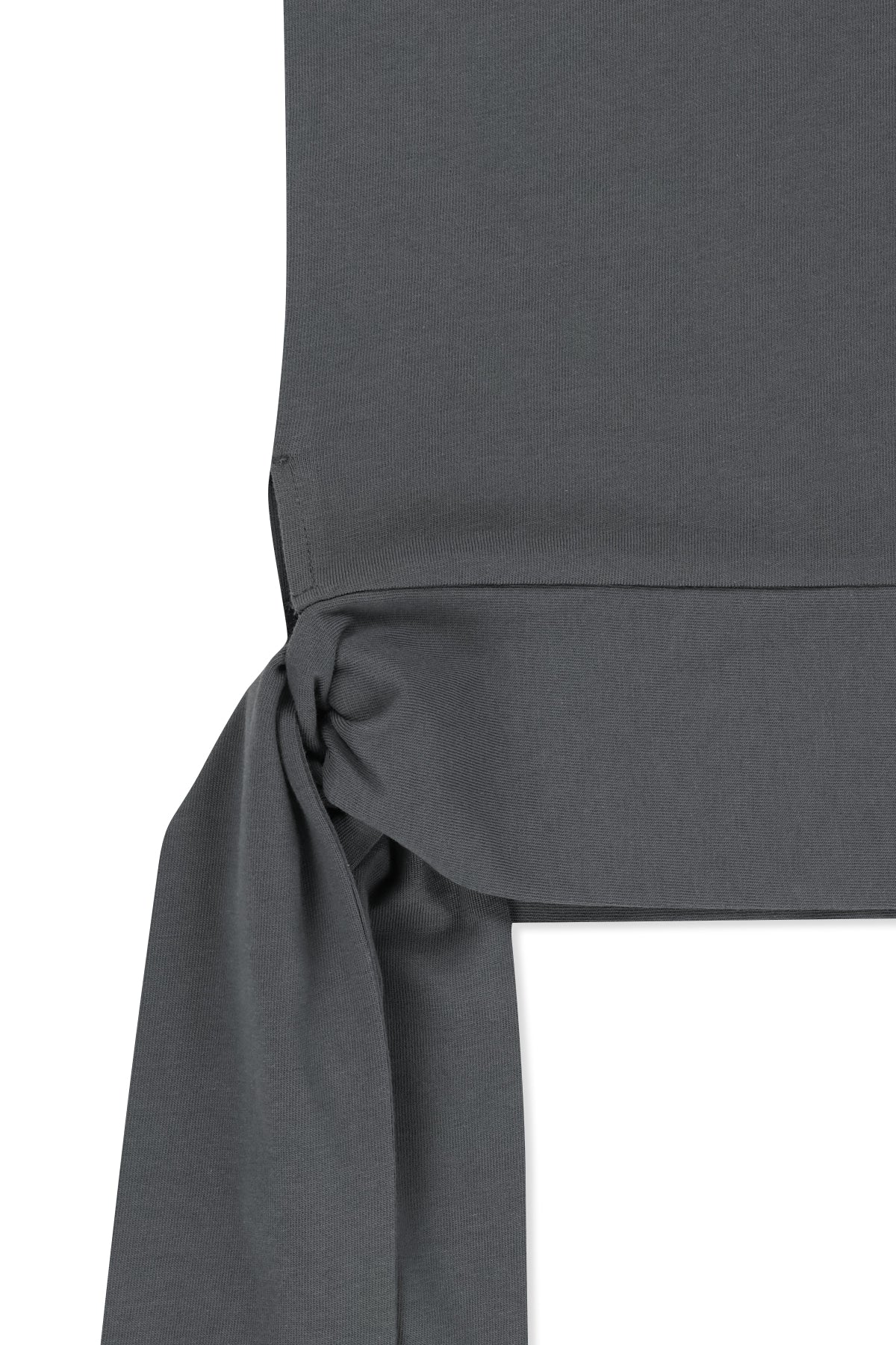 Matin Kim - Hem Tie Detail Sleeveless Top (Charcoal) product image 4 | TRAB K-Fashion Australia