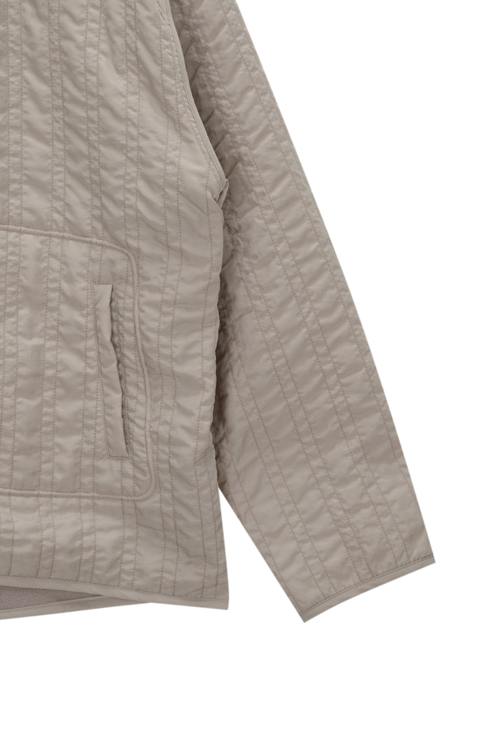 Matin Kim - Warm Up Quilting Jumper (Light Beige) product image 4 | TRAB K-Fashion Australia