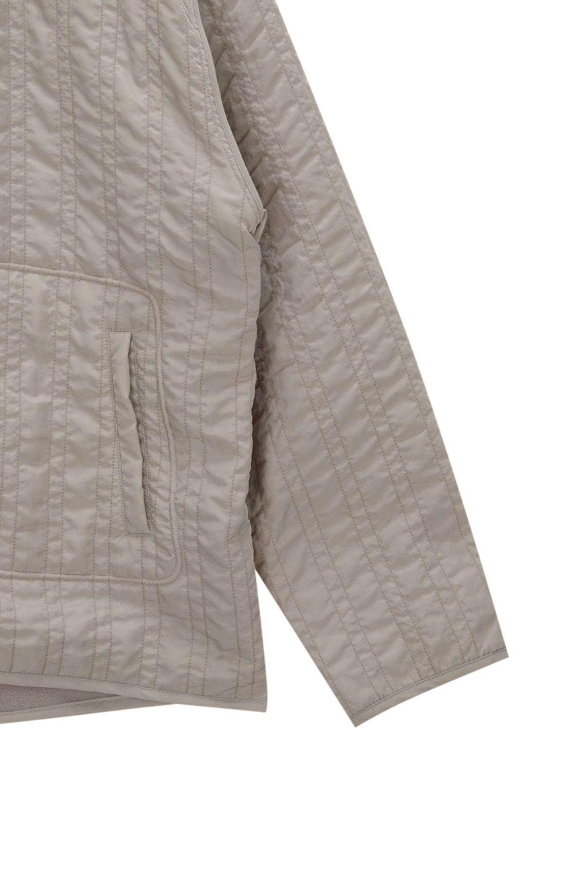 Matin Kim - Warm Up Quilting Jumper (Light Beige) product image 4 | TRAB K-Fashion Australia