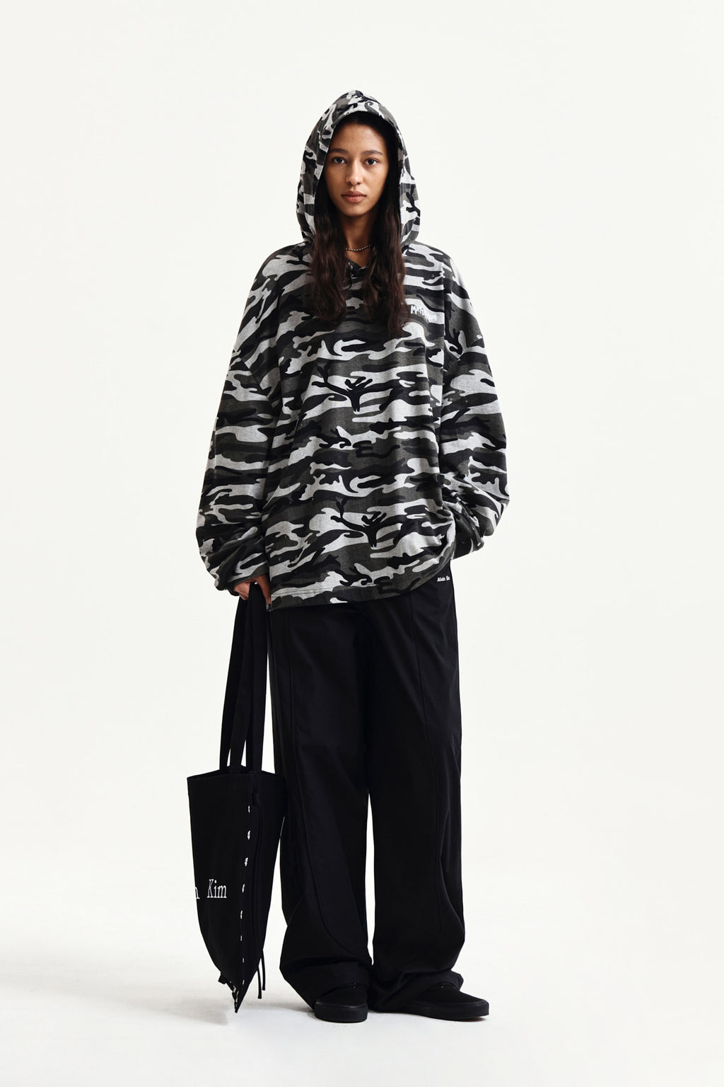 Matin Kim - Multi Panel Wide Pants (Black) product image 9 | TRAB K-Fashion Australia