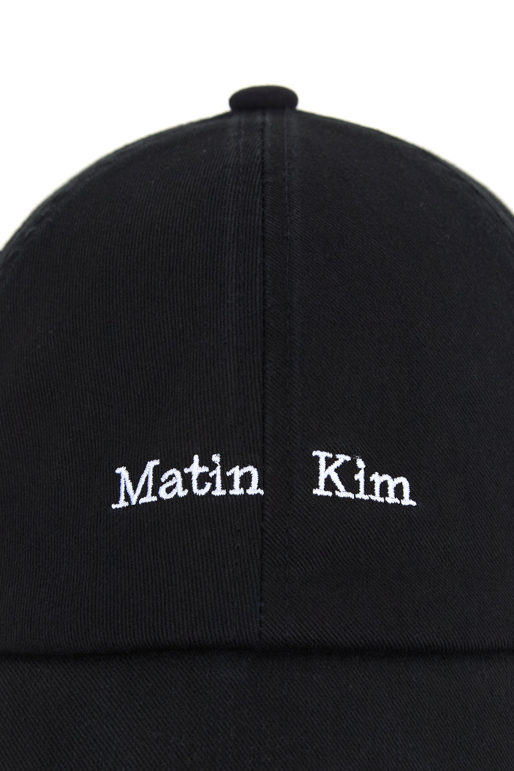 Matin Kim - Matin Mini Classic Logo Ball Cap (Black) product image 4 | TRAB K-Fashion Australia