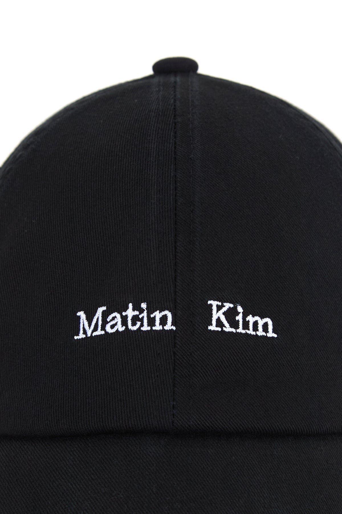 Matin Kim - Matin Mini Classic Logo Ball Cap (Black) product image 4 | TRAB K-Fashion Australia