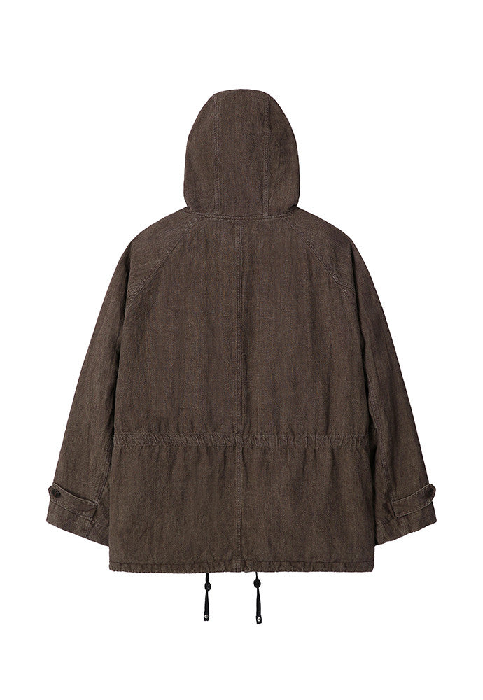 Art if acts - Linen Military Parka (Wood) product image 8 | TRAB K-Fashion Australia
