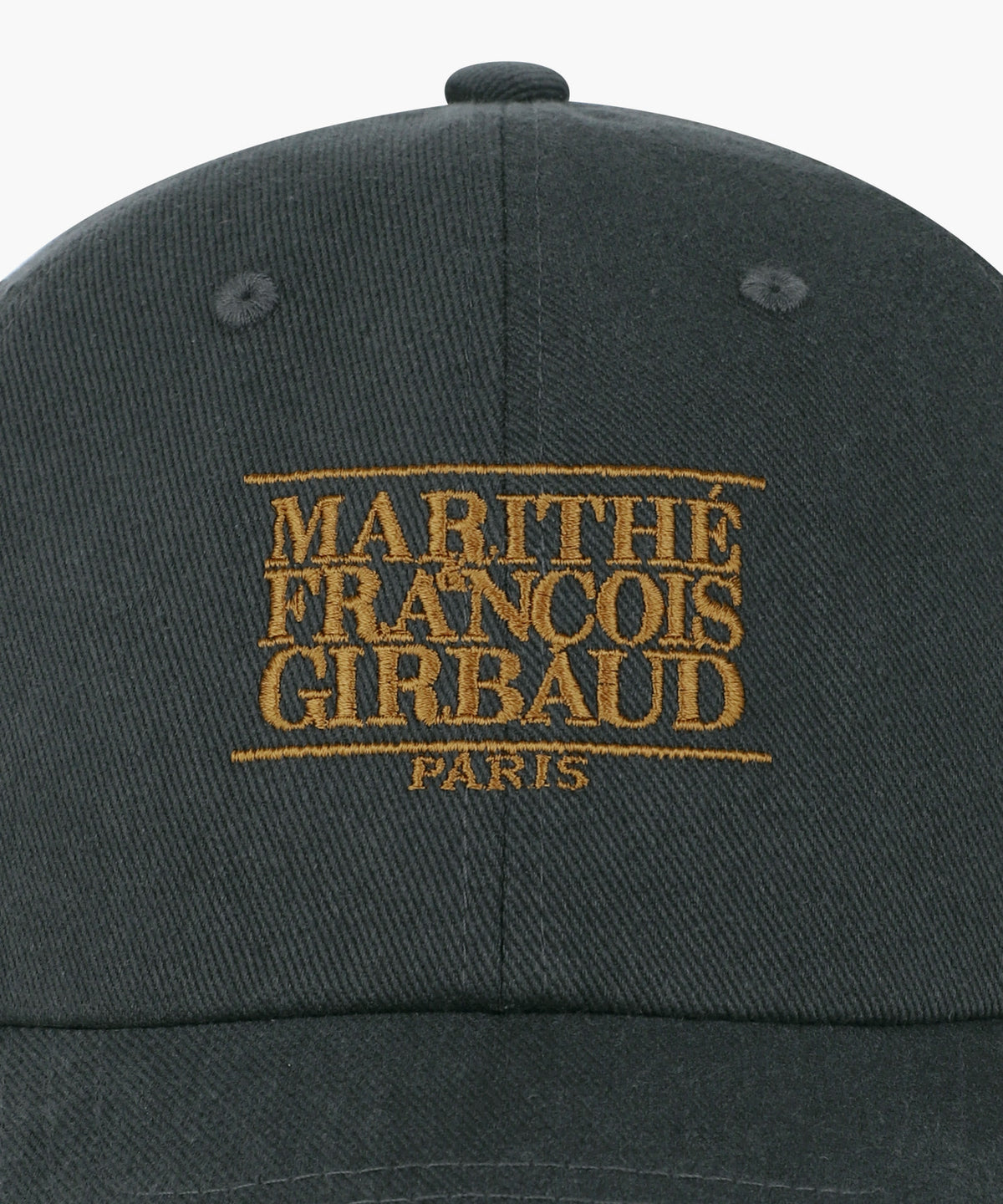 Marithe & Francois Girbaud - Small Classic Logo Cap (Charcoal) product image 3 | TRAB K-Fashion Australia