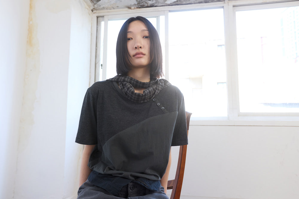 Hatchingroom - Scarf Tee (Dark Olive) product image 13 | TRAB K-Fashion Australia