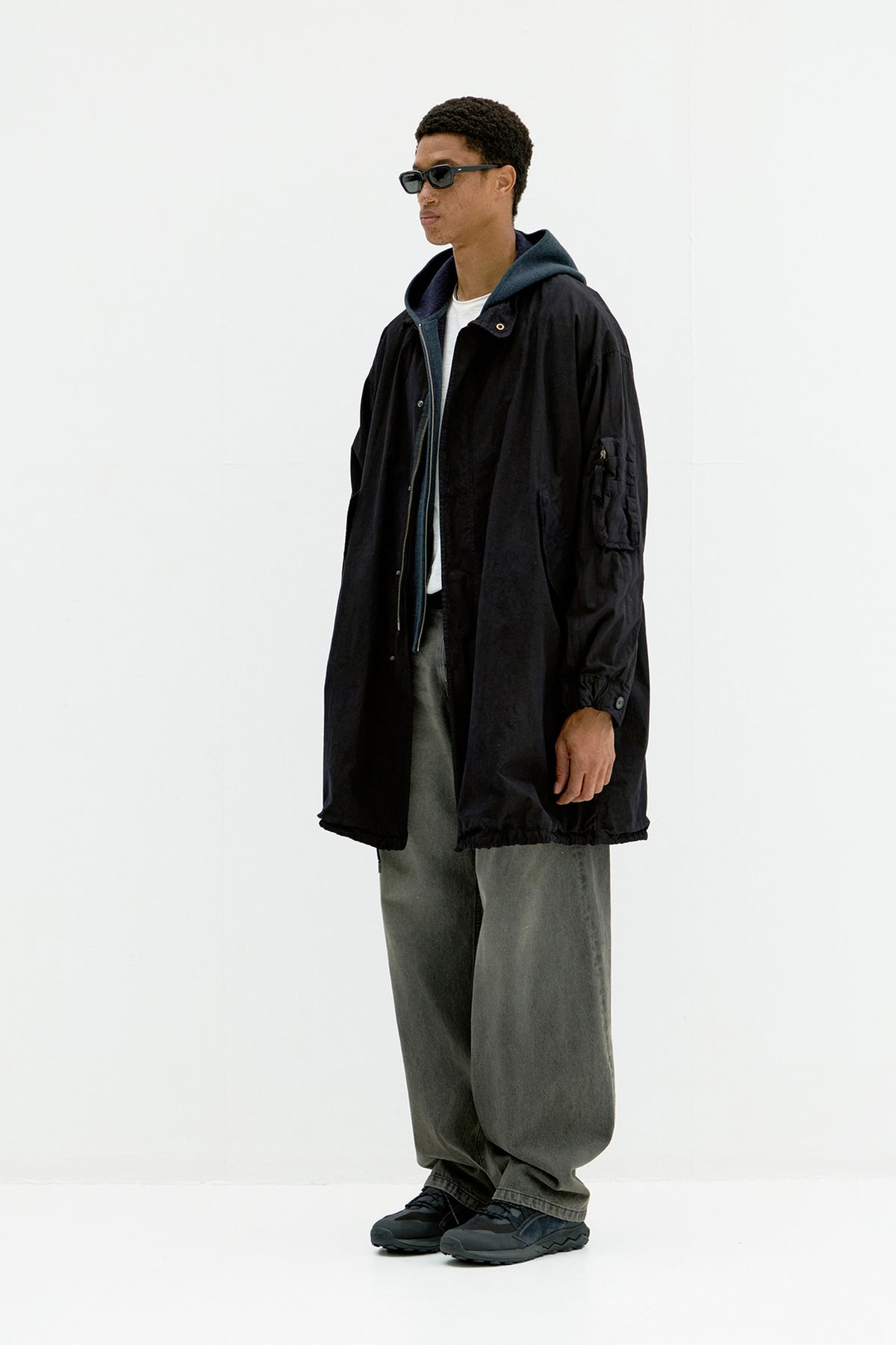 Coor - Garment Dyed Fishtail Parka (Washed Black) product image 3 | TRAB K-Fashion Australia