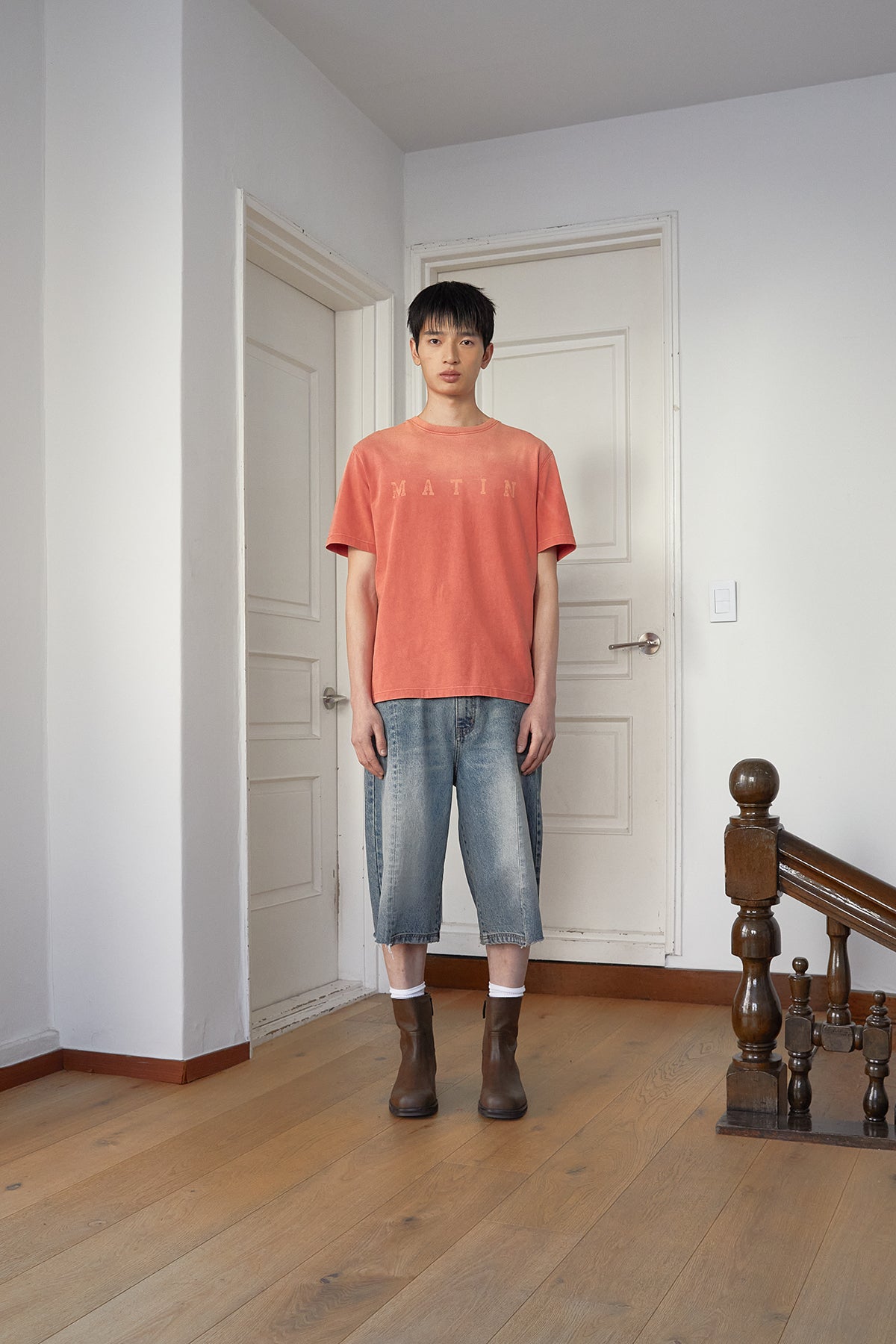 Matin Kim - Dying Point Logo Top (Red) product image 5 | TRAB K-Fashion Australia