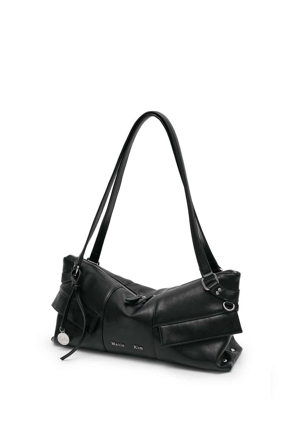 Matin Kim - [Pre-Order – Ships June 18] Wide Nemo Shoulder Bag (Black) product image 6 | TRAB K-Fashion Australia
