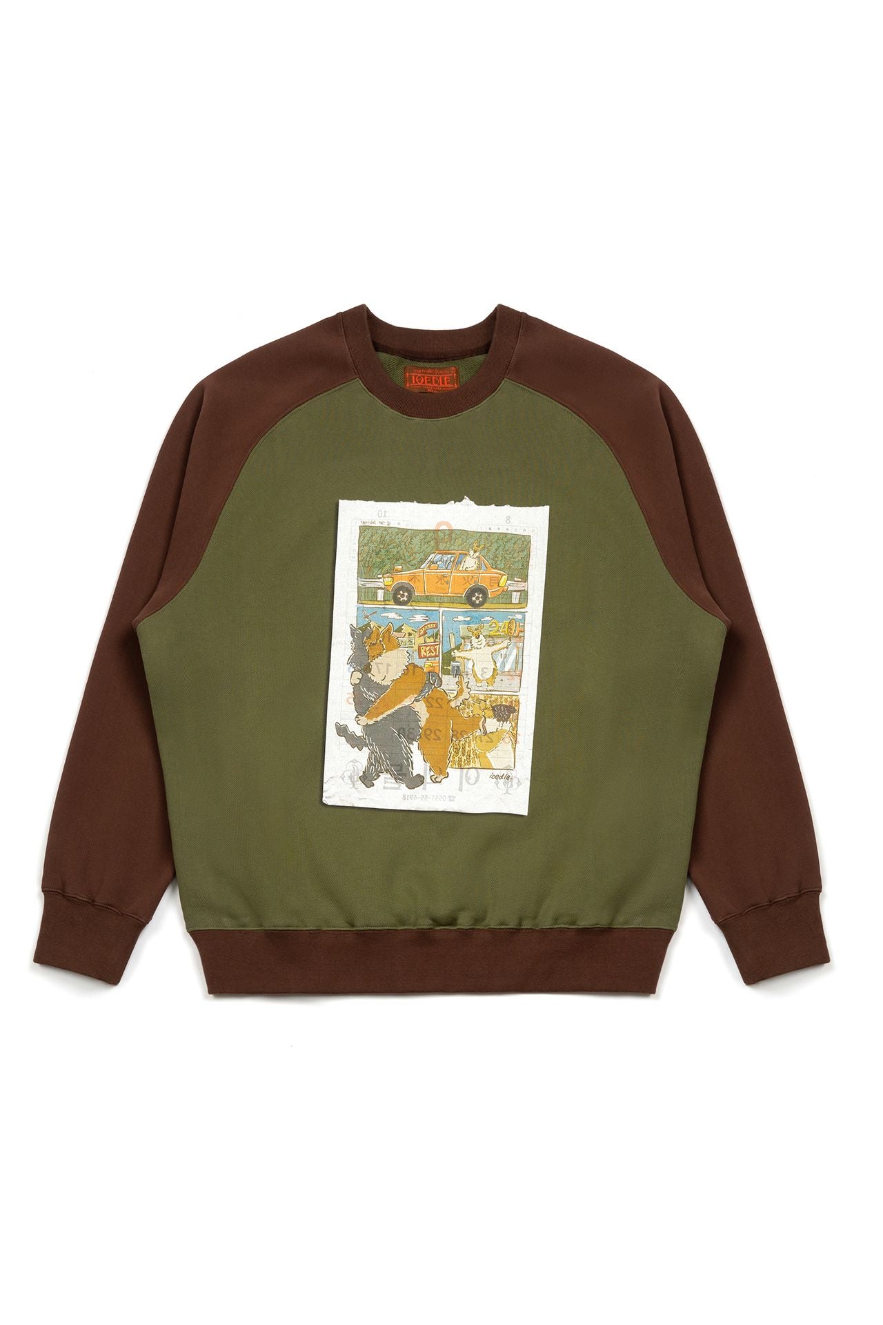 Ioedle - On The Way To Grandma’S House, Sweatshirt (Green) product image 2 | TRAB K-Fashion Australia