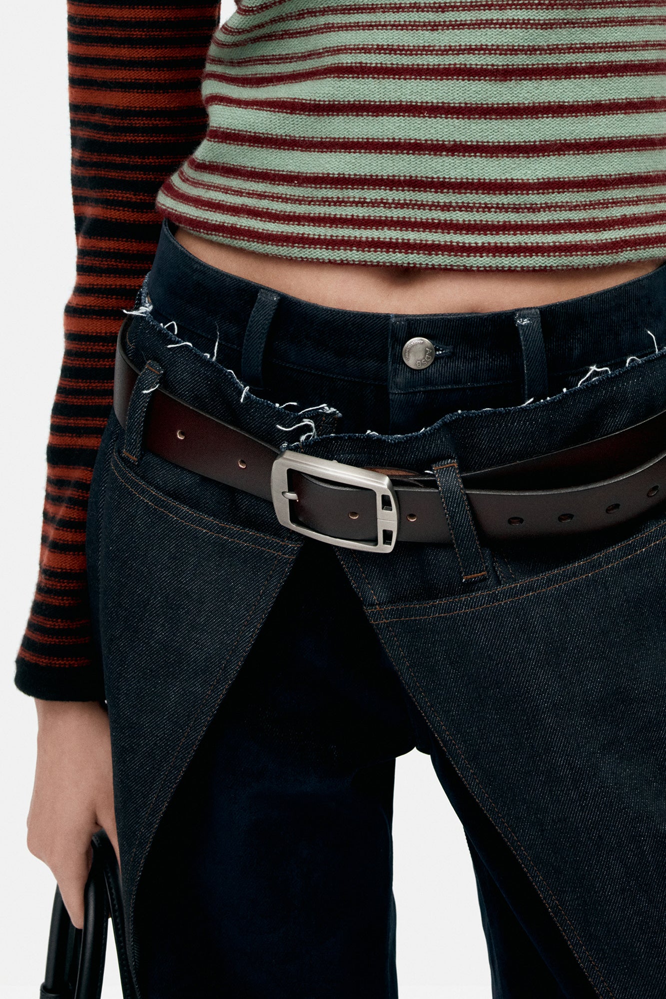 Andersson Bell - Zoe Wrap Pants (Blue) product image 4 | TRAB K-Fashion Australia