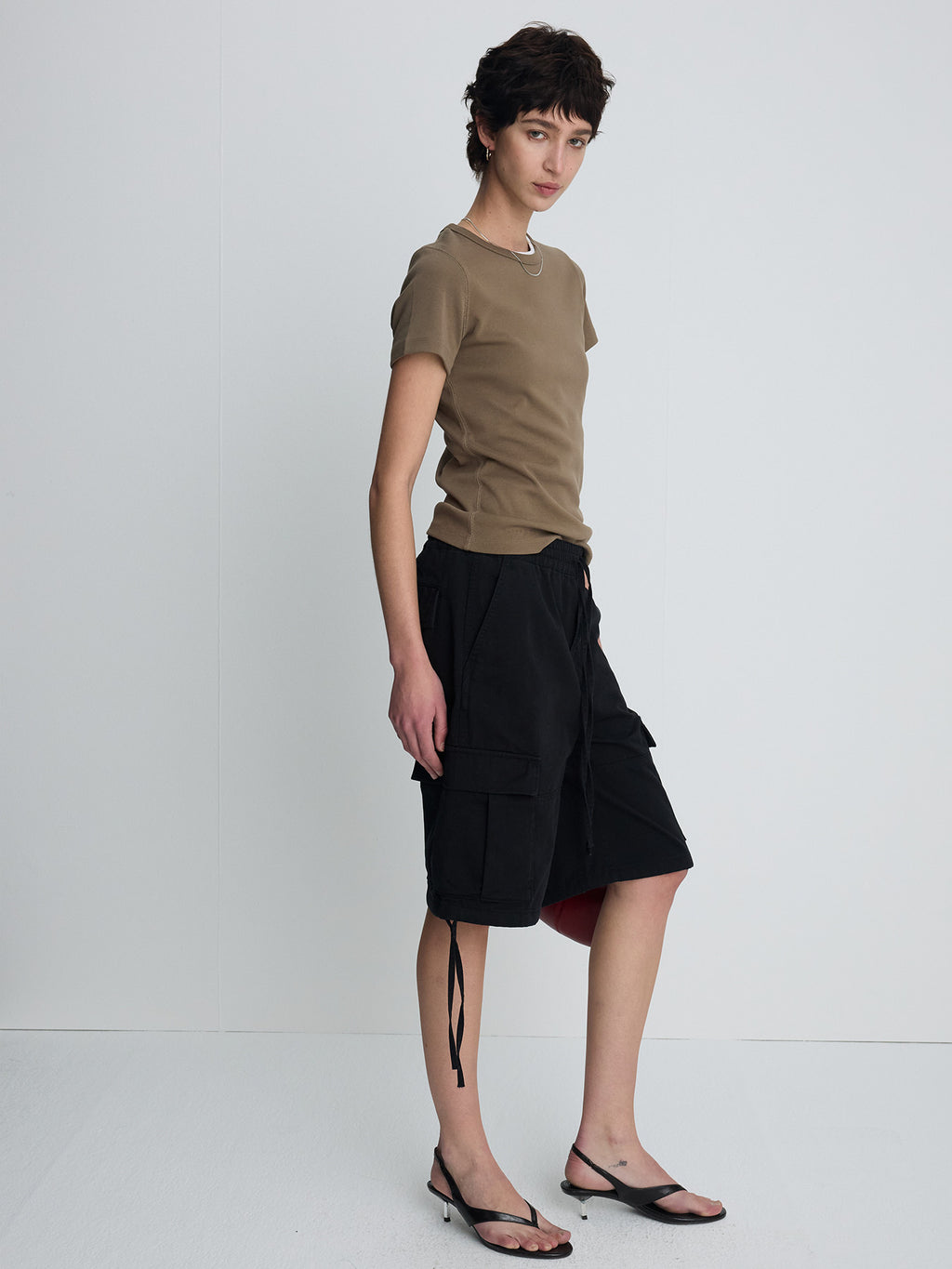 Tonywack - Garment-Washed Cargo Shorts (Black) product image 5 | TRAB K-Fashion Australia