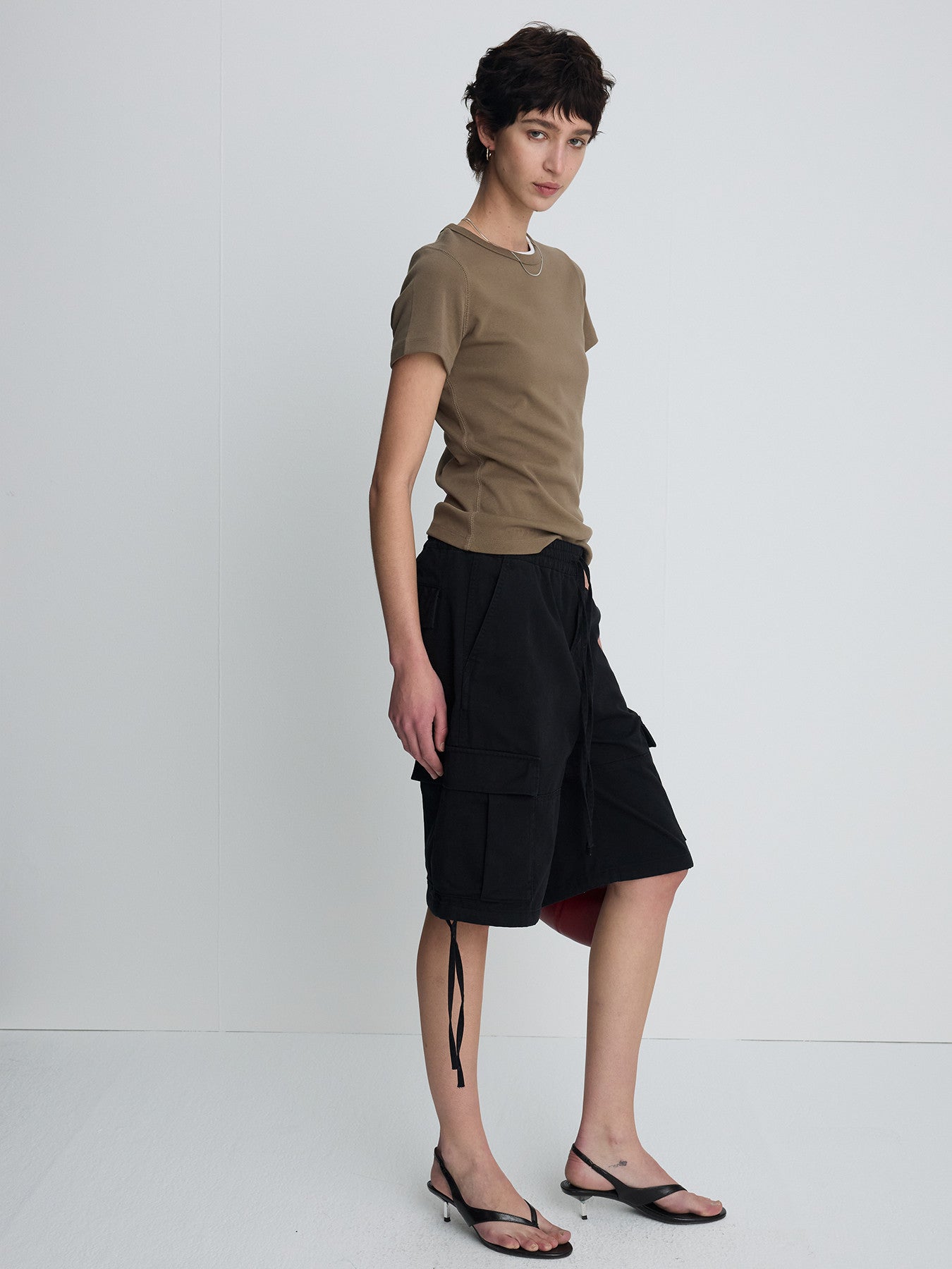 Tonywack - Garment-Washed Cargo Shorts (Black) product image 5 | TRAB K-Fashion Australia