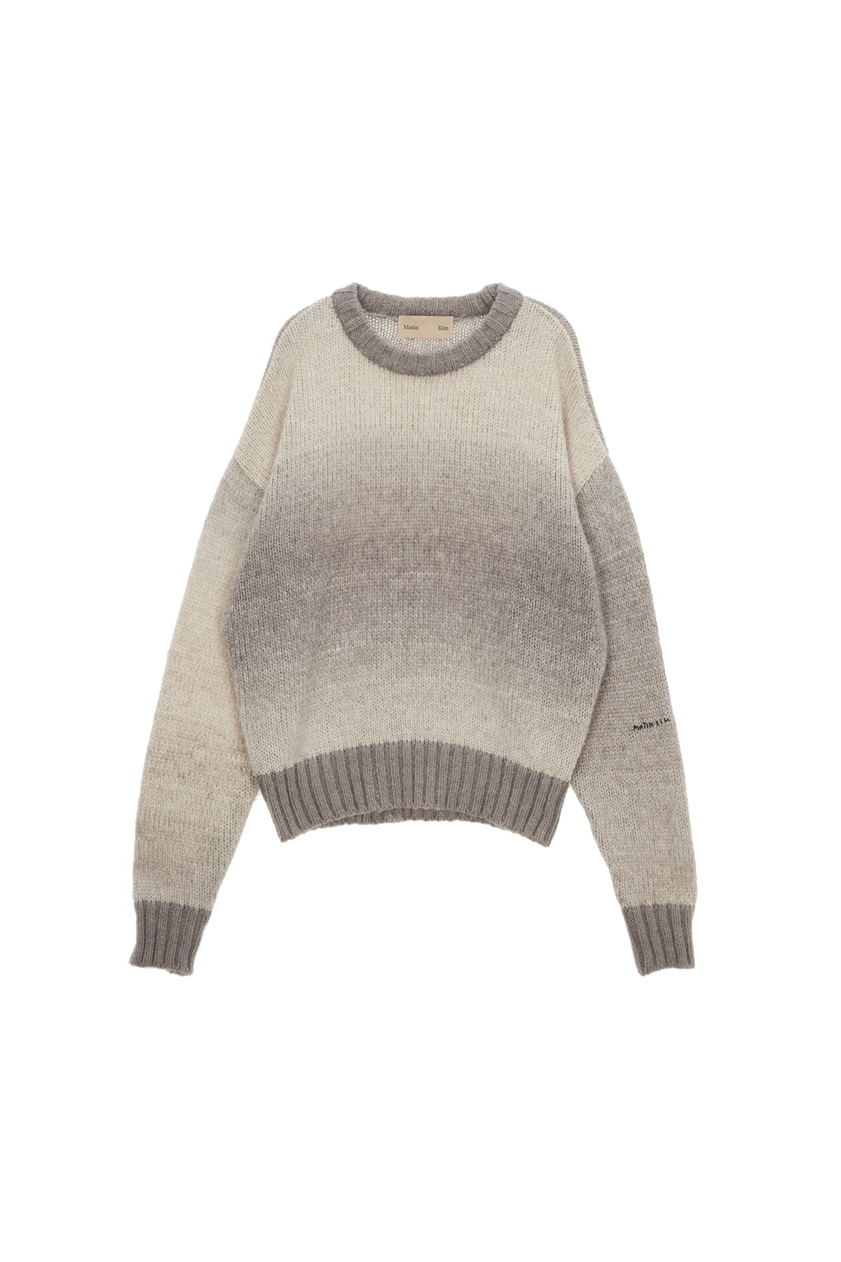Matin Kim - Matin Gradation Knit Pullover (Grey) product image 1 | TRAB K-Fashion Australia
