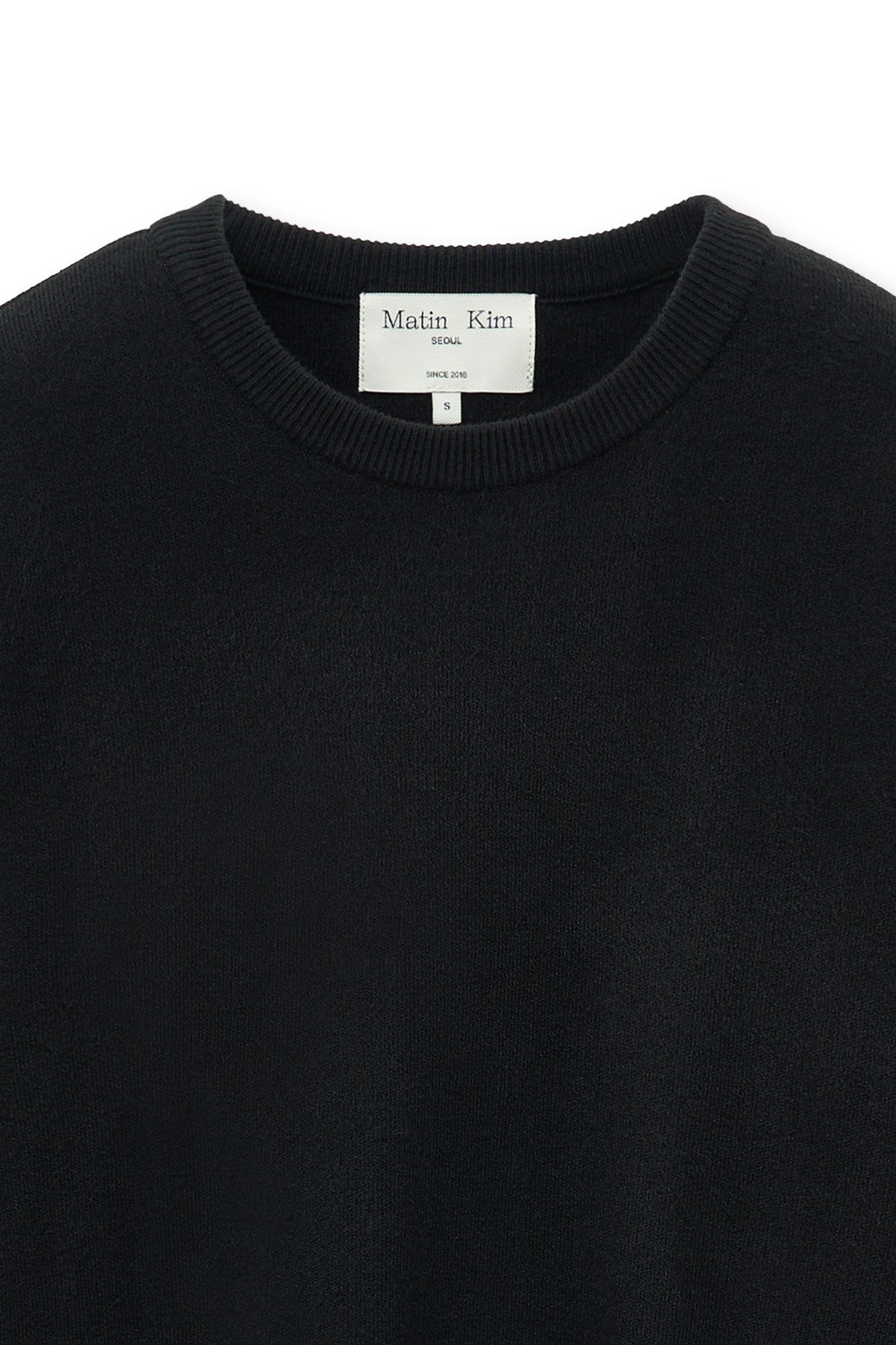 Matin Kim - Detachable Skirt Knit Pullover (Black) product image 4 | TRAB K-Fashion Australia