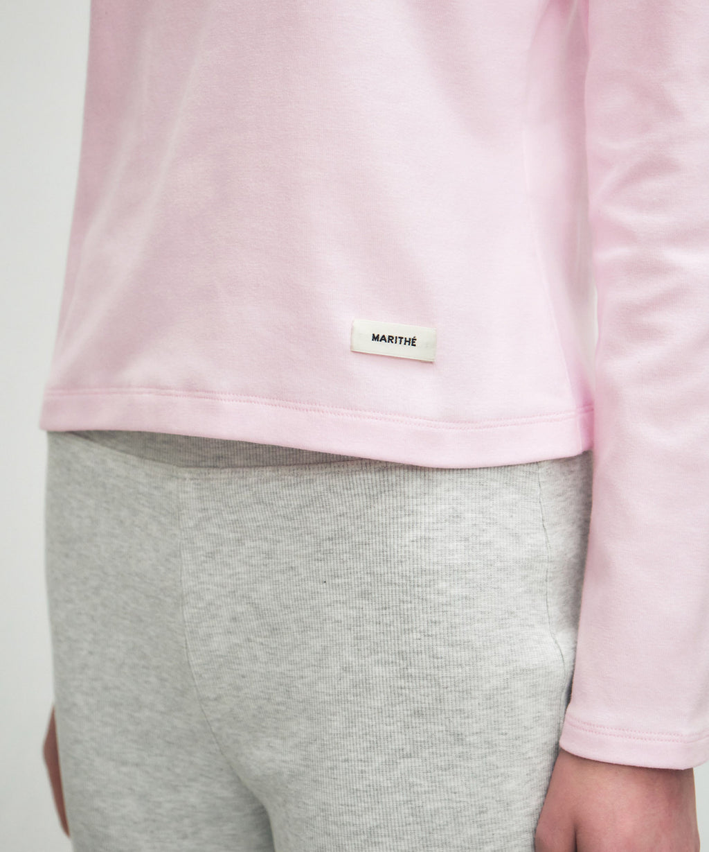 Marithe & Francois Girbaud - Basic Long Sleeve (Light Pink) product image 4 | TRAB K-Fashion Australia