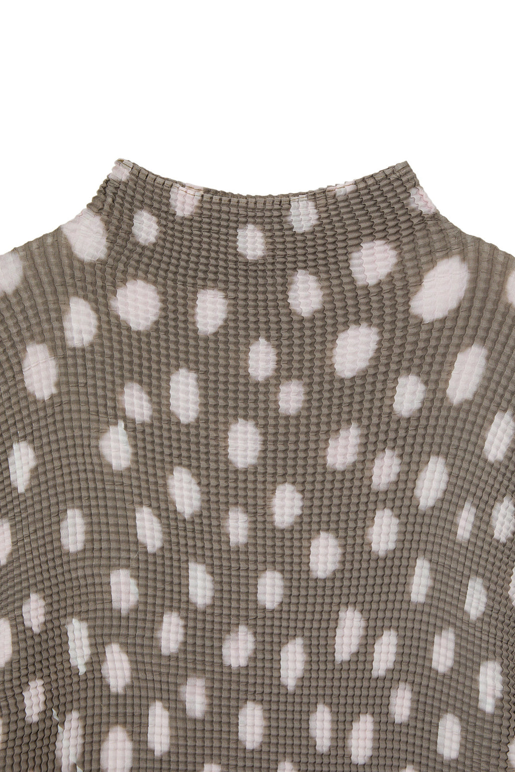 Deinet - Pleated Graphic T-Shirt (Brown) product image 3 | TRAB K-Fashion Australia