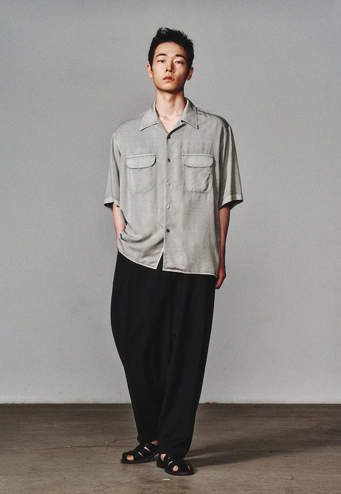 Art if acts - Tencel Two Pocket Half Shirt (Cliff) product image 1 | TRAB K-Fashion Australia