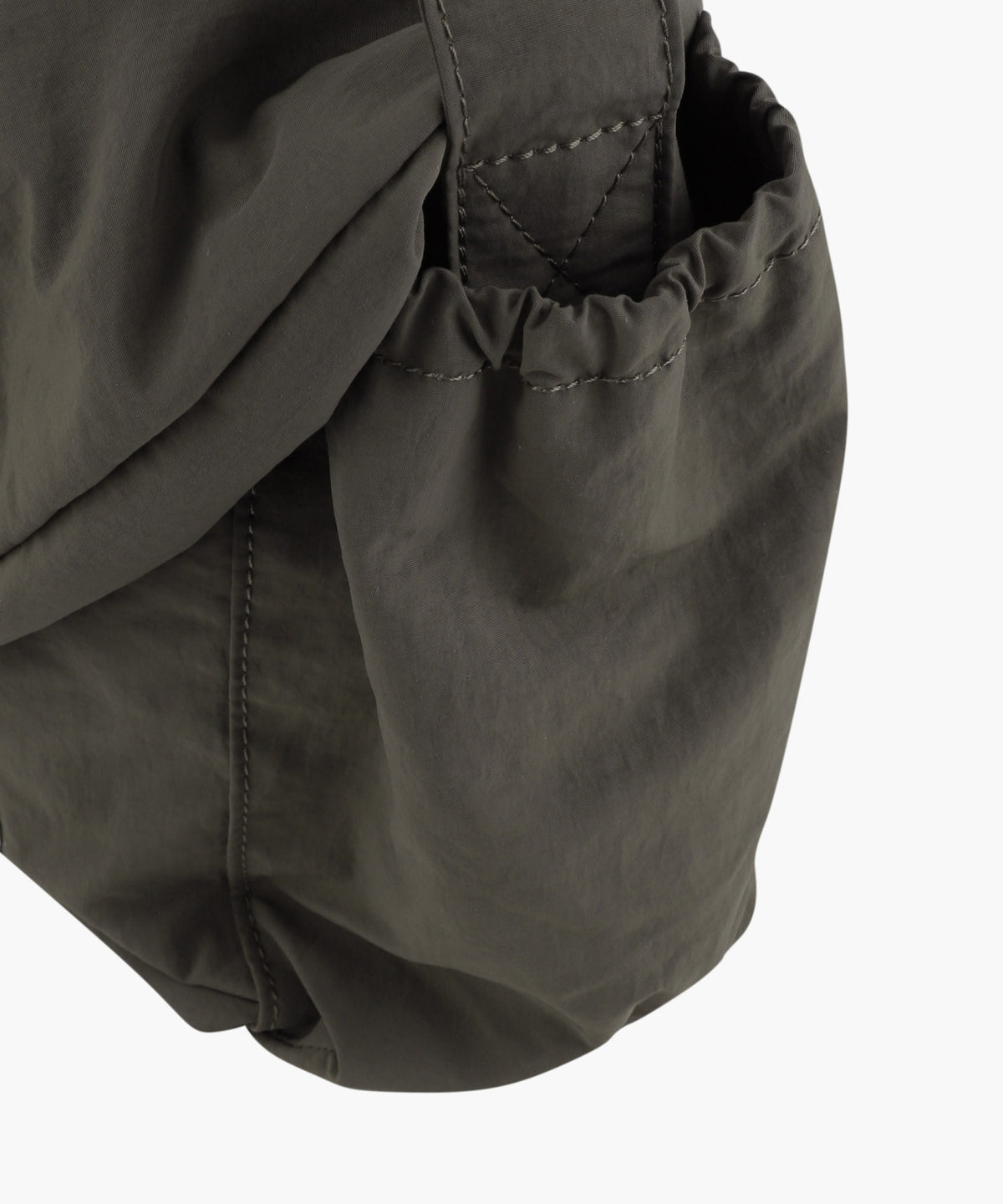 Marithe & Francois Girbaud - Classic Logo String Nylon Cross Bag (Khaki) product image 5 | TRAB K-Fashion Australia