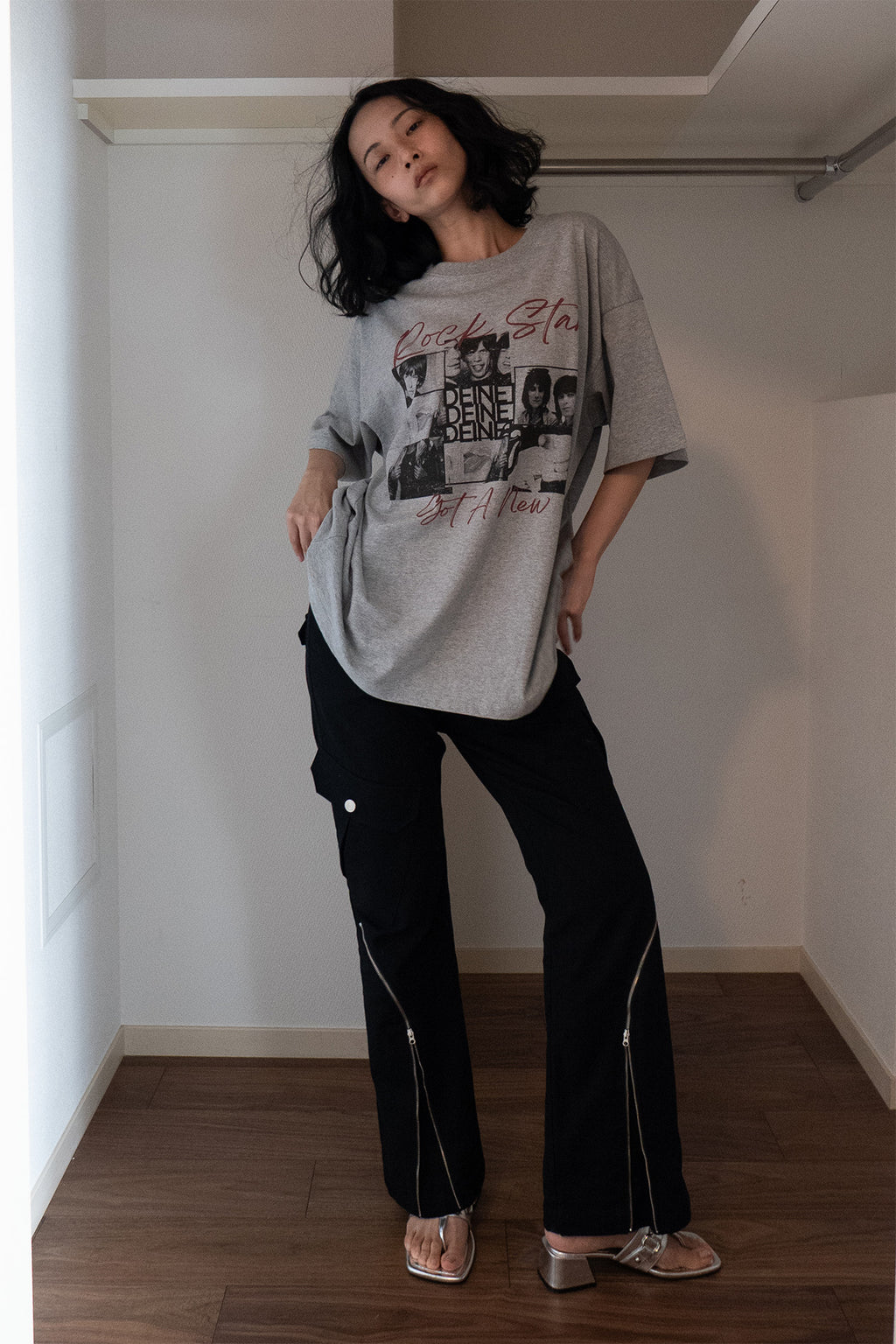 Deinet - Band Graphic T-Shirt (Melange Grey) product image 6 | TRAB K-Fashion Australia