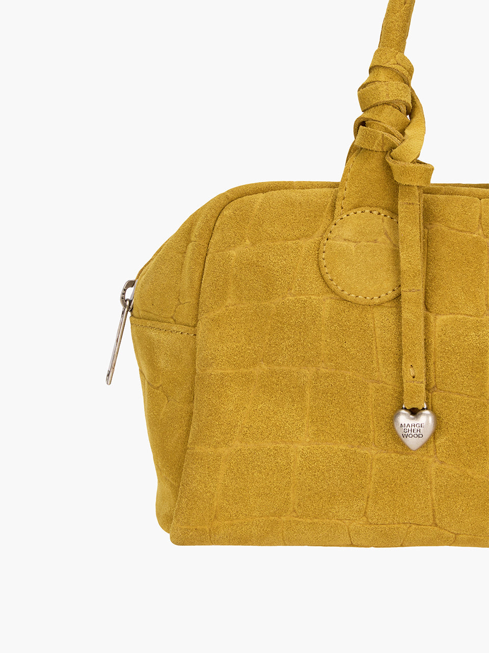 Marge Sherwood - Soft Bowling (Mustard Croc-Effect Suede) product image 7 | TRAB K-Fashion Australia