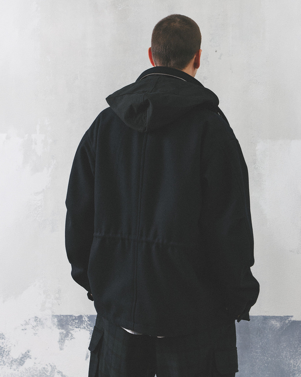 Eastlogue - Mil Field Jacket (D.navy Melton Wool) product image 4 | TRAB K-Fashion Australia