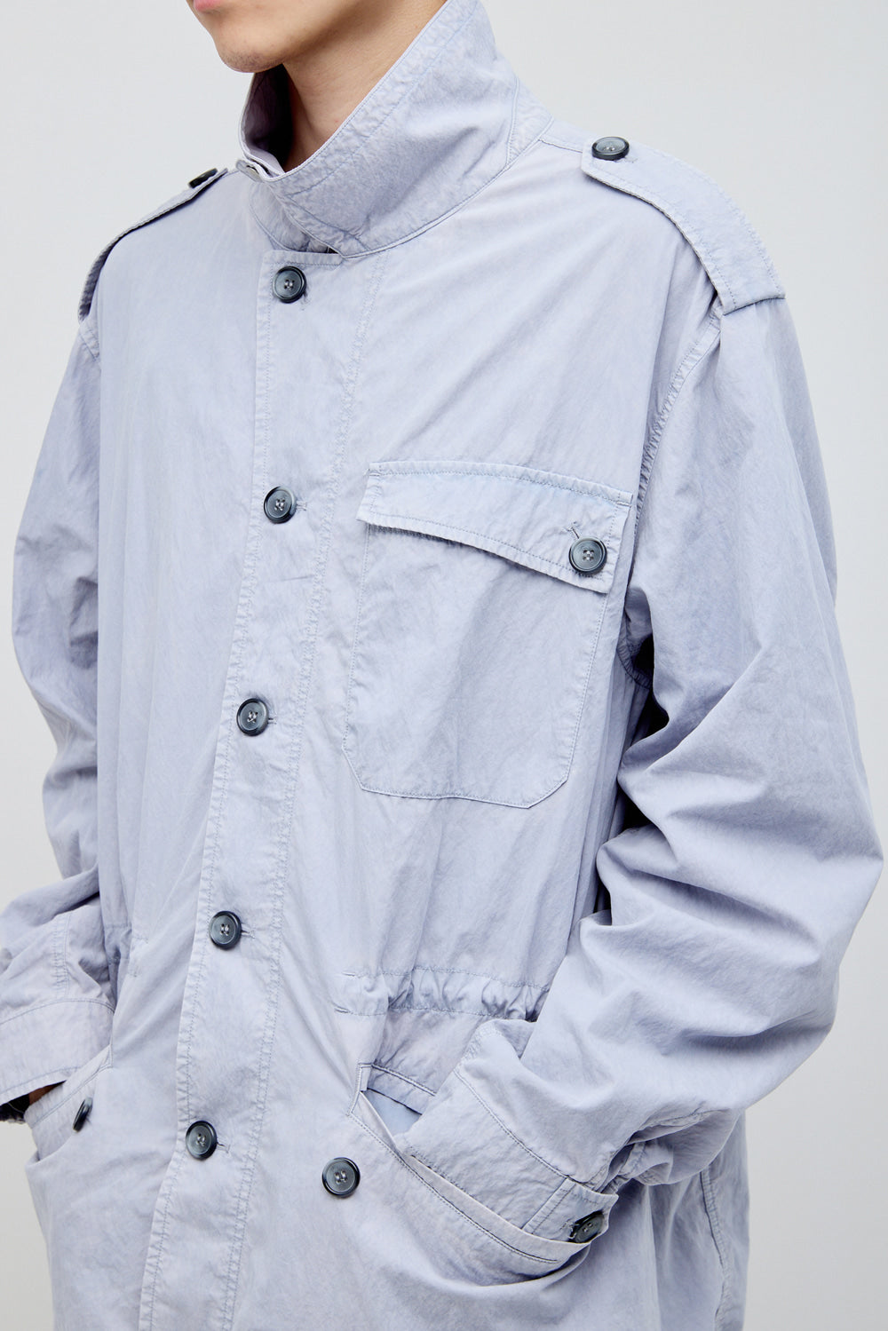 Hatchingroom - Parachute Jacket Bleached Sky (Blue) product image 9 | TRAB K-Fashion Australia