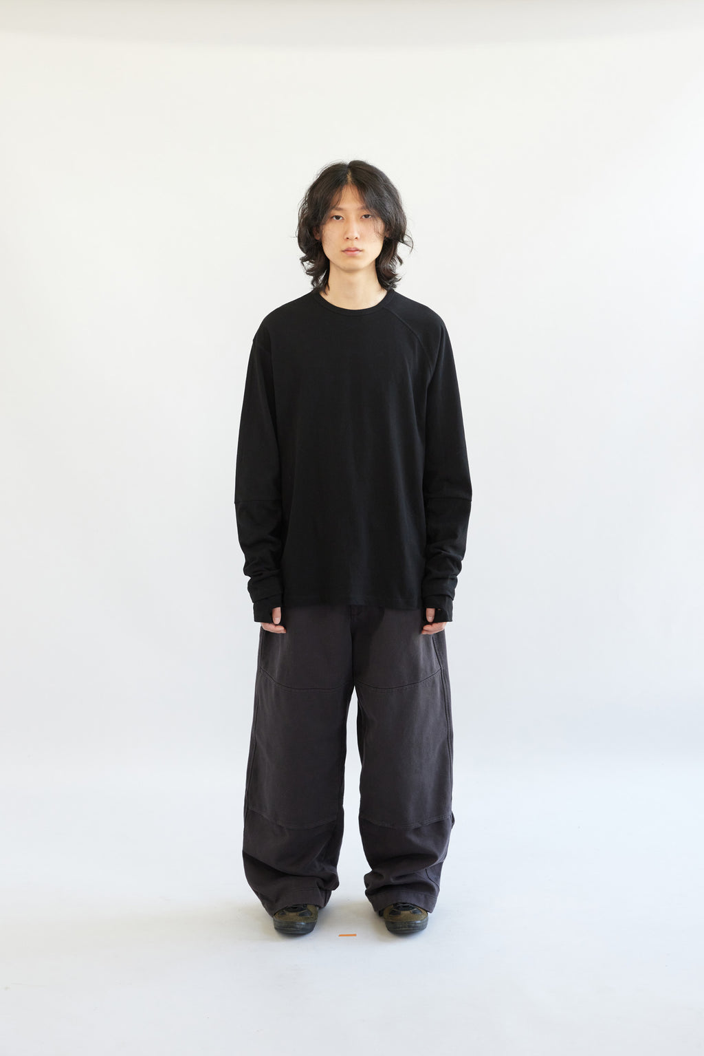 Hatchingroom - Double Sleeve Tee (Black) product image 3 | TRAB K-Fashion Australia