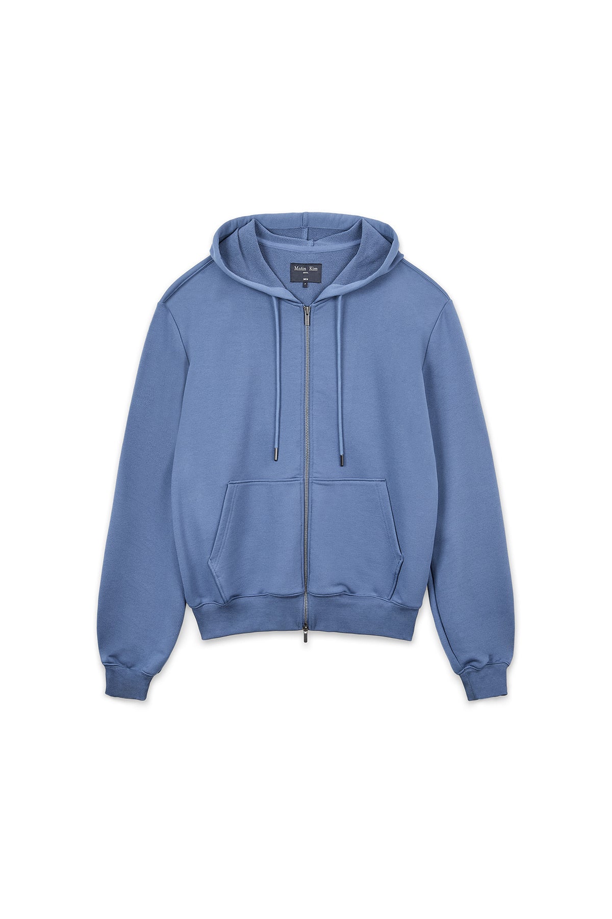 Matin Kim - Back Logo Glitter Hoody Zip Up (Blue) product image 1 | TRAB K-Fashion Australia