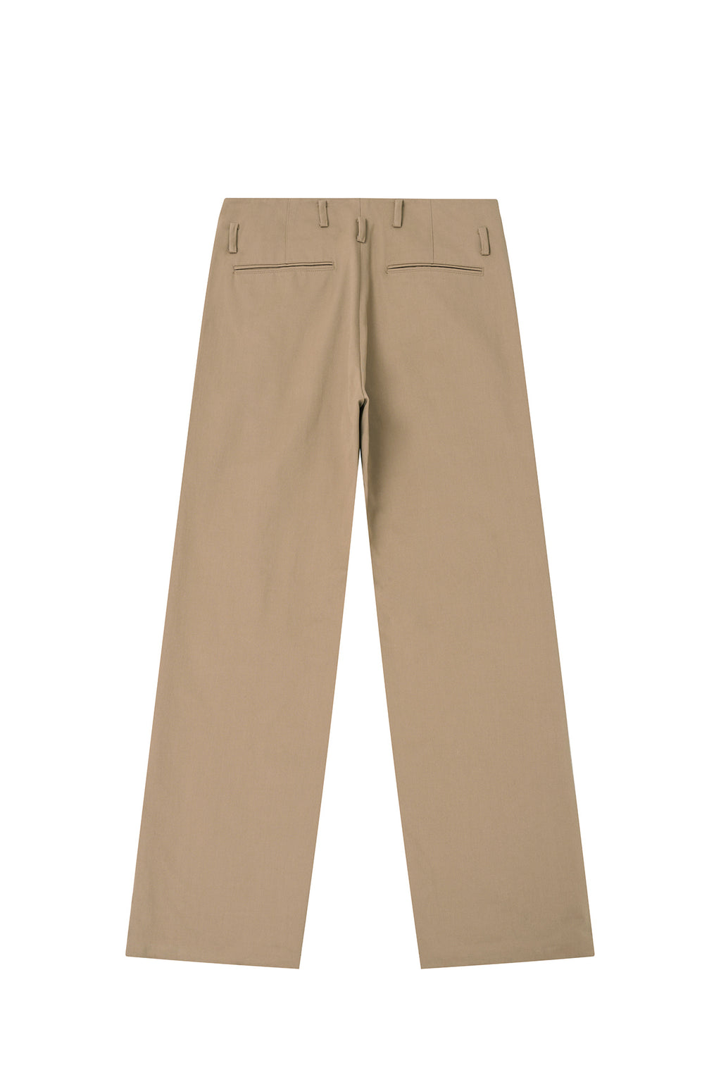 STU - Arch Pleat Cotton Pants (Beige) product image 15 | TRAB K-Fashion Australia