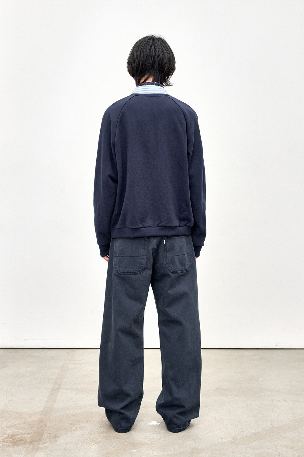 Hatchingroom - Dual Zip Cardigan Dark (Blue) product image 11 | TRAB K-Fashion Australia