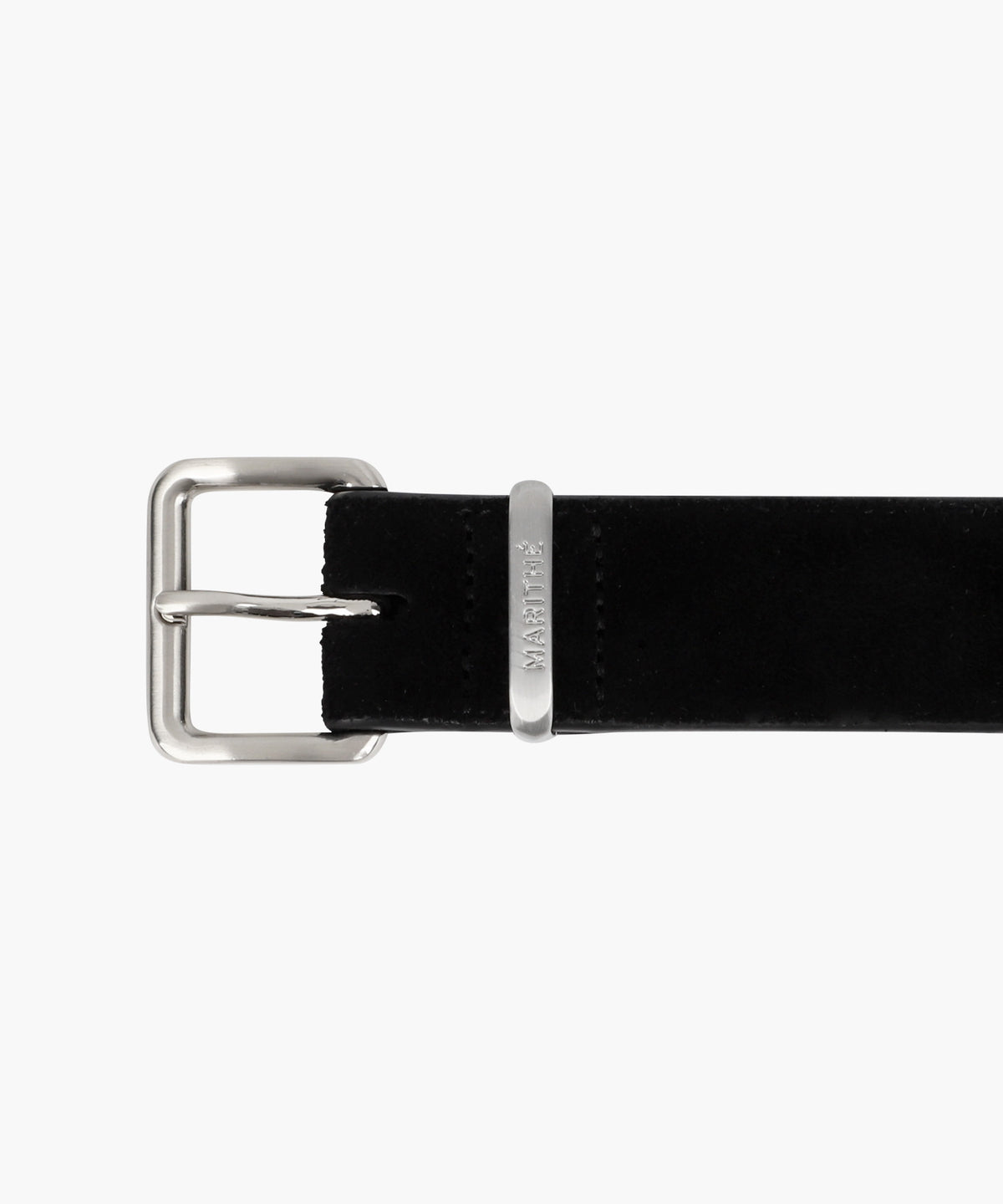 Marithe & Francois Girbaud - Suede Belt (Black) product image 4 | TRAB K-Fashion Australia