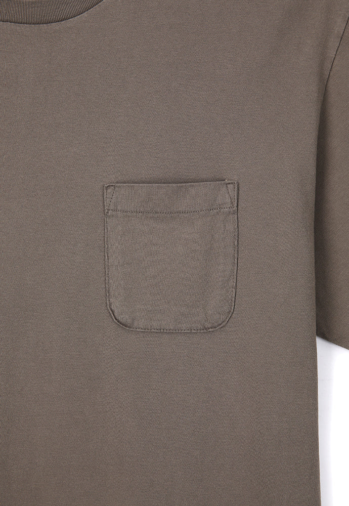 Art if acts - Garment Dyed Pocket T-Shirt (Brown) product image 9 | TRAB K-Fashion Australia