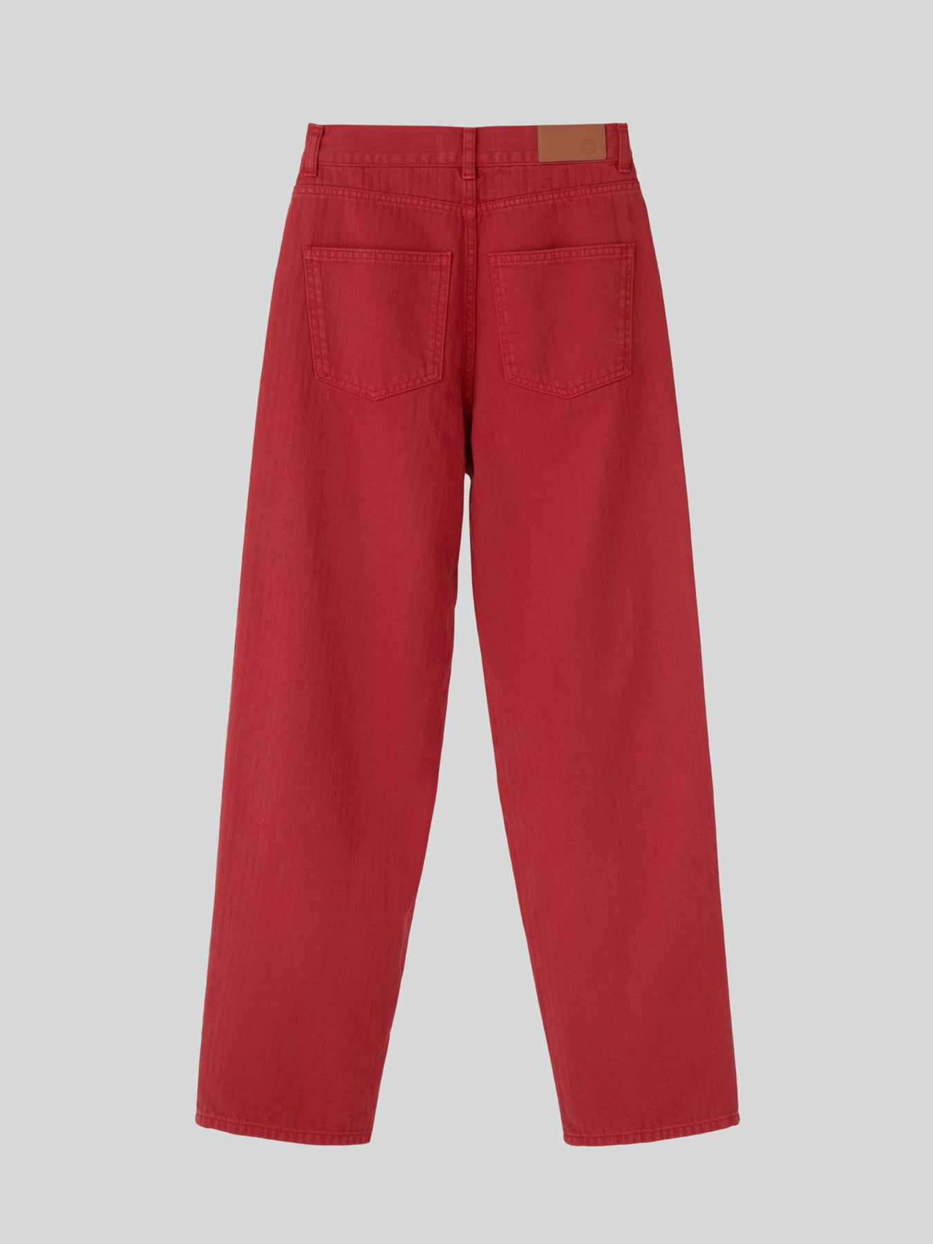 Recto - Garment Dyed Denim Pants (Red) product image 8 | TRAB K-Fashion Australia