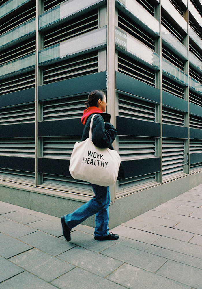 Collect Pieces - Work Healthy Market Bag (Natural) product image 5 | TRAB K-Fashion Australia
