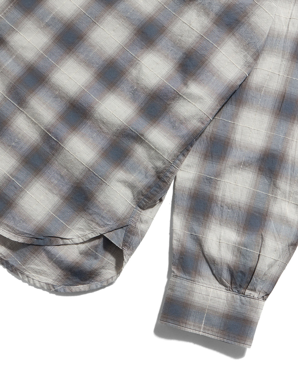 Eastlogue - Holiday Shirts (L.grey & Blue Check) product image 8 | TRAB K-Fashion Australia
