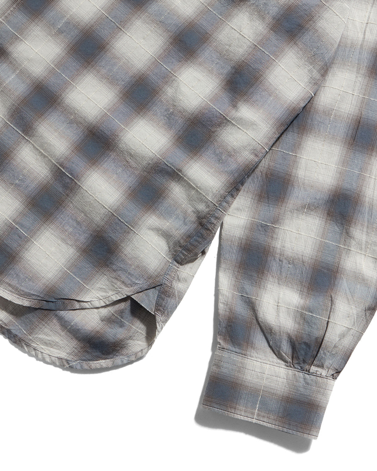 Eastlogue - Holiday Shirts (L.grey & Blue Check) product image 8 | TRAB K-Fashion Australia