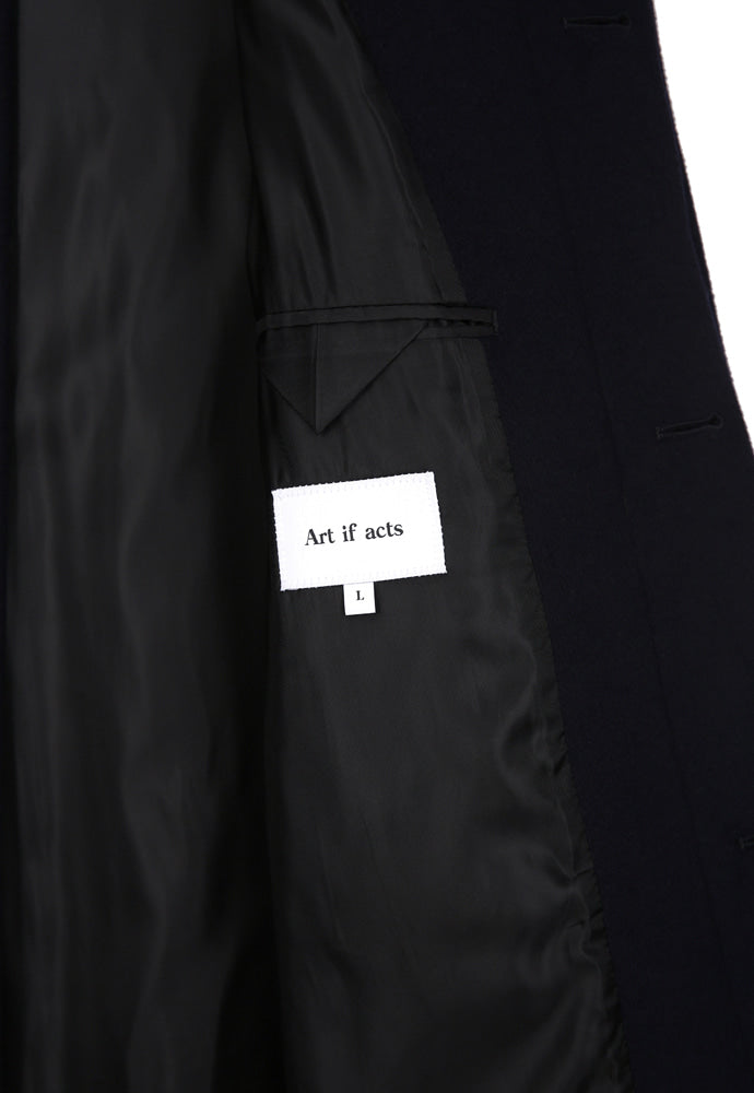 Art if acts - Balmacaan Coat (Navy) product image 15 | TRAB K-Fashion Australia