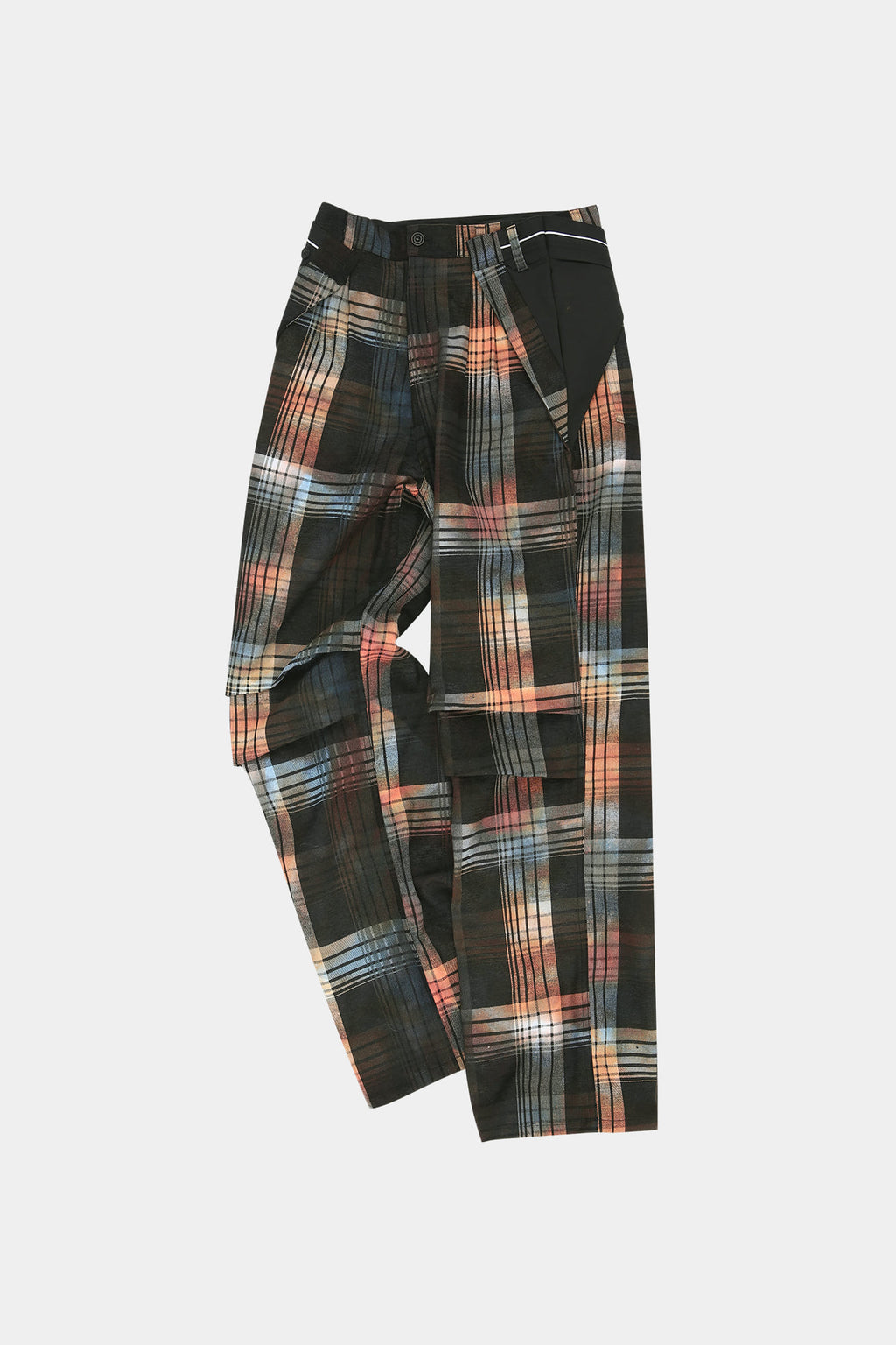 Andersson Bell - Burn-Out Check Cut-Out Wrap Pants (Multi) product image 9 | TRAB K-Fashion Australia